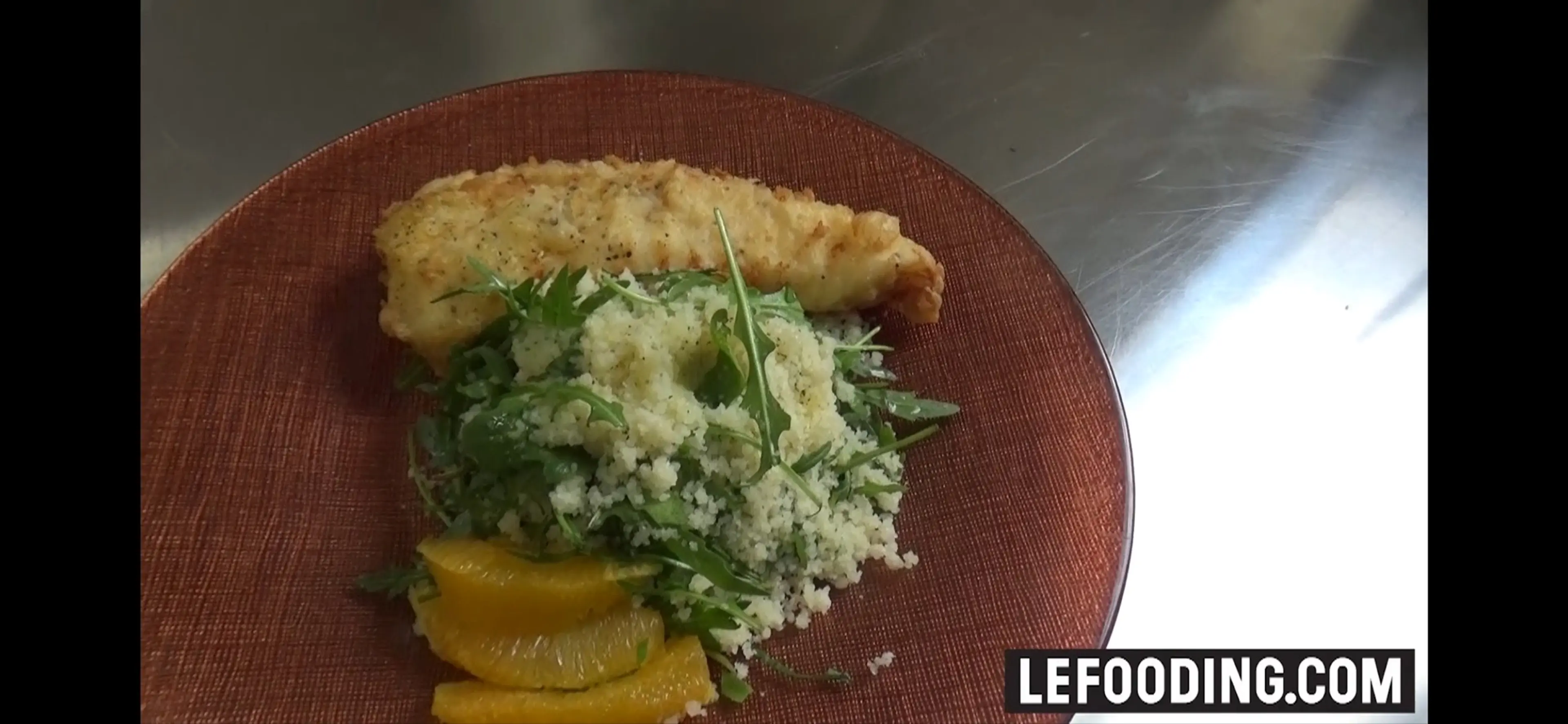 TEMPURA DE CABILLAUD, ATTIÉKÉ DE PRINTEMPS, VINAIGRETTE BASI