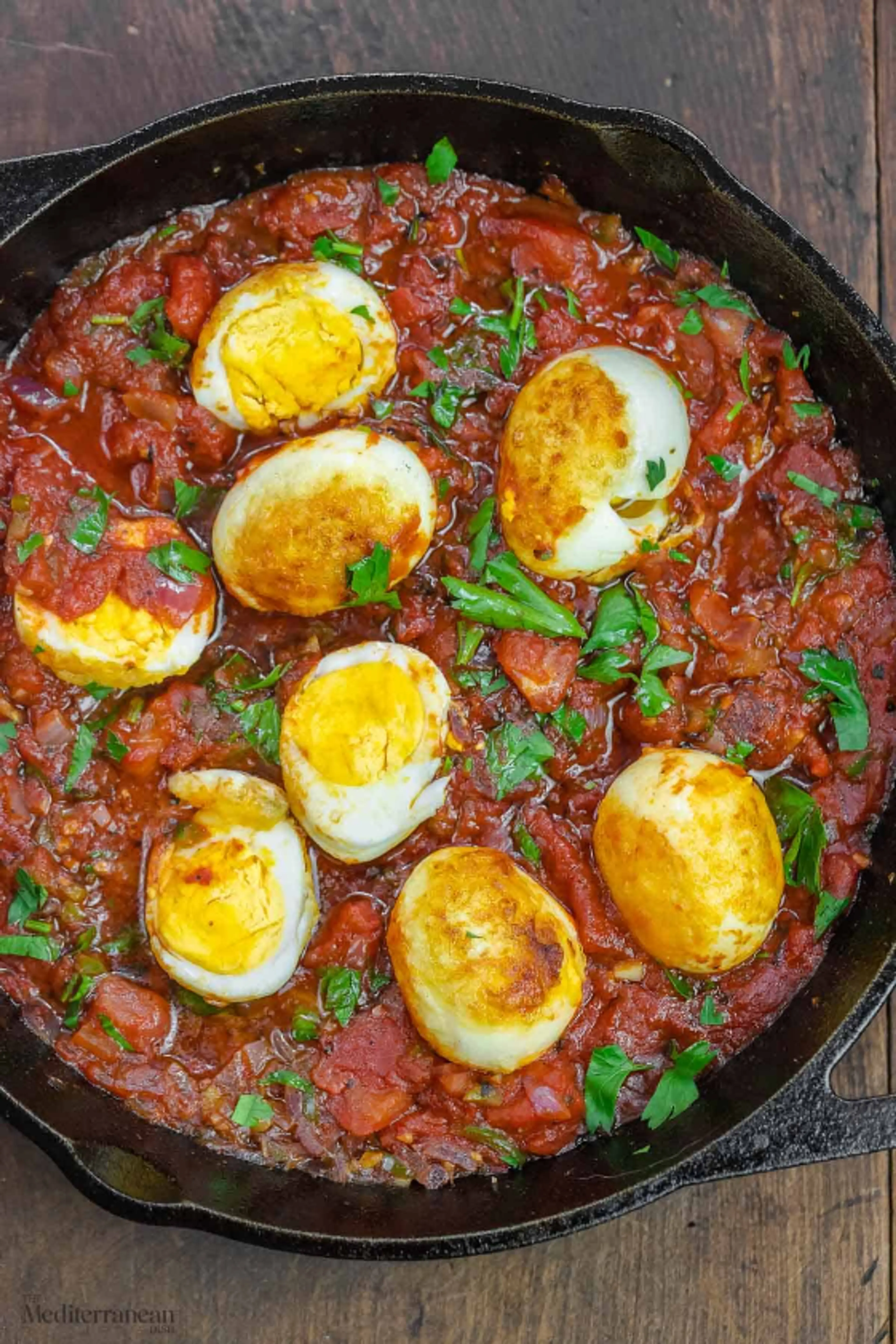 Eggs Fra Diavolo (Eggs in Purgatory with a Twist)