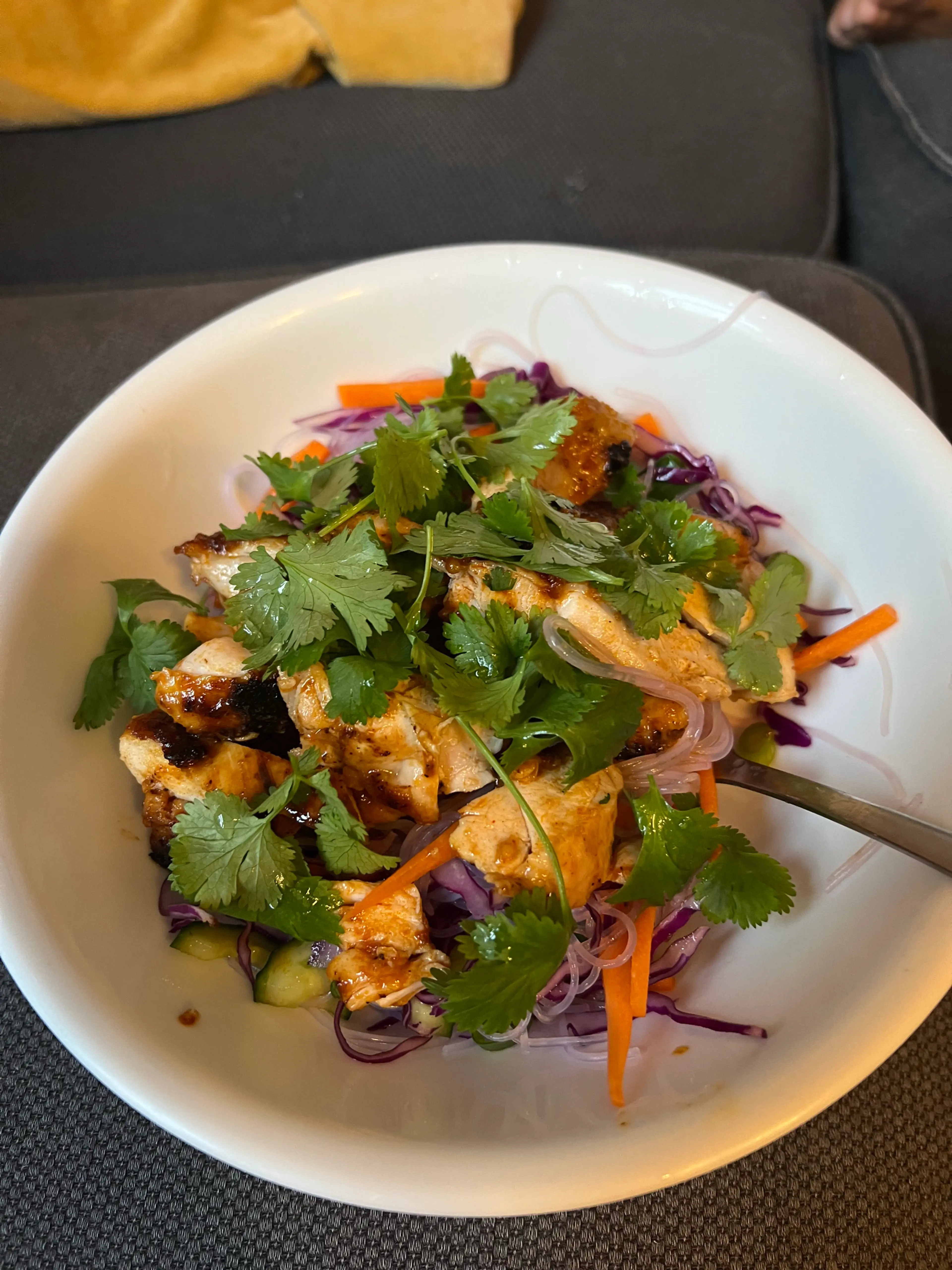 Chicken vermicelli salad