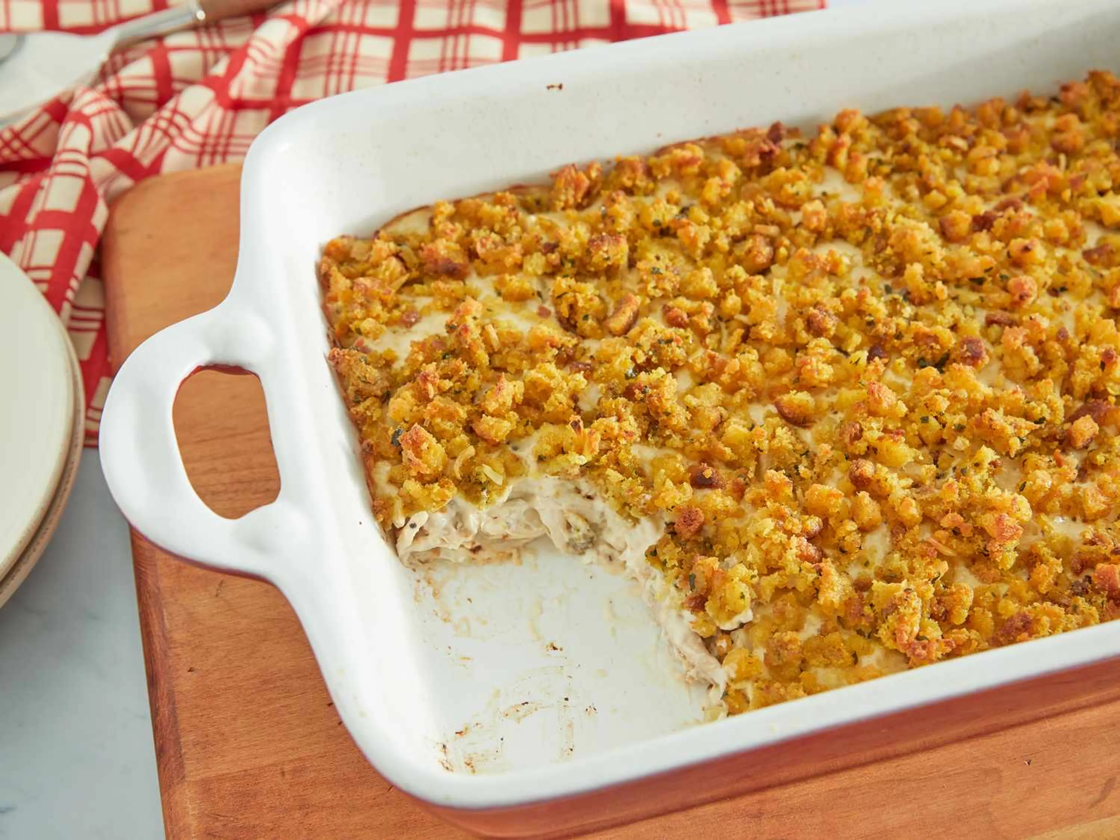 Chicken and Stuffing Casserole