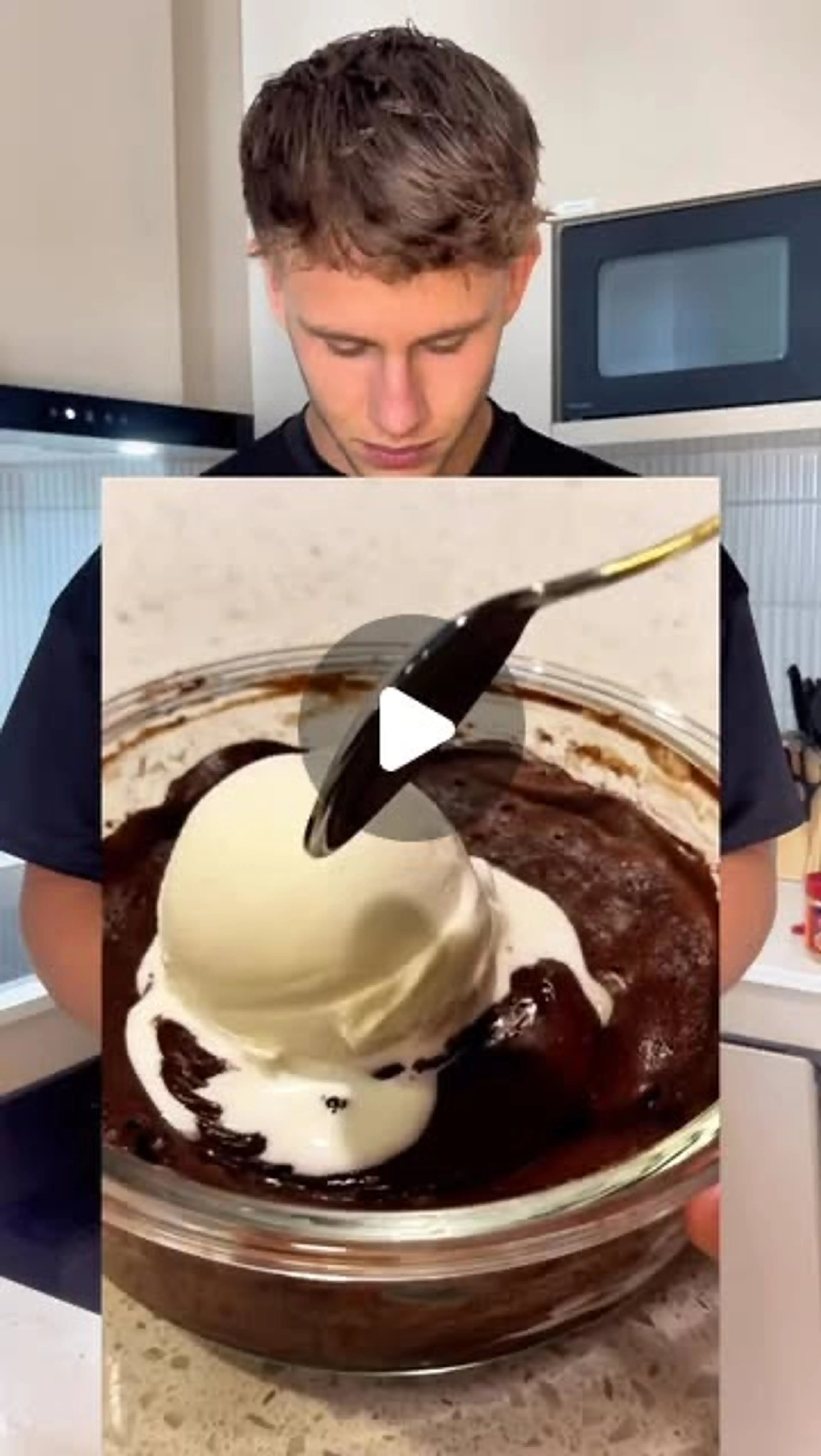 Protein Chocolate Lava Cake