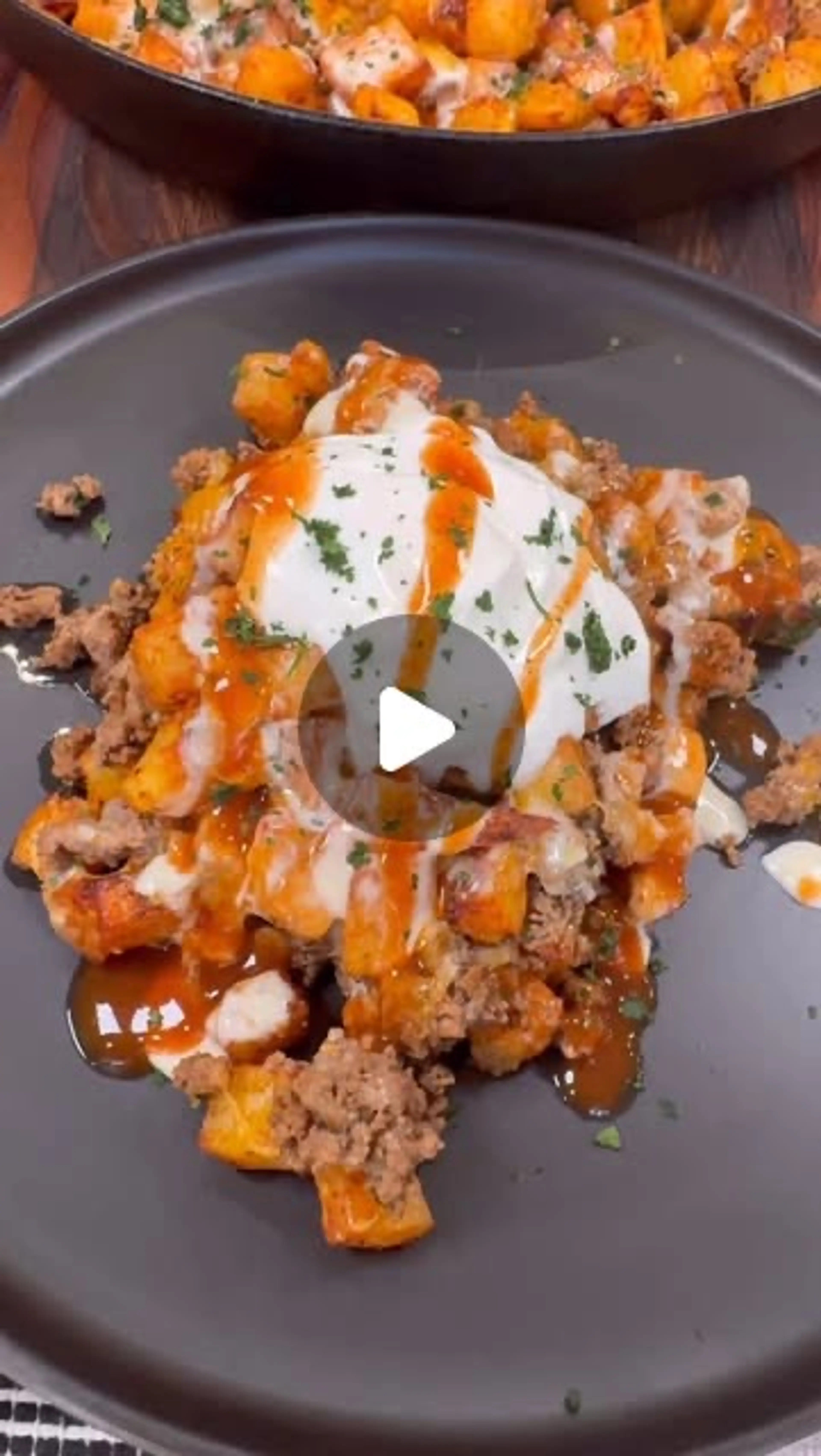 Cheesy Taco Potato Skillet