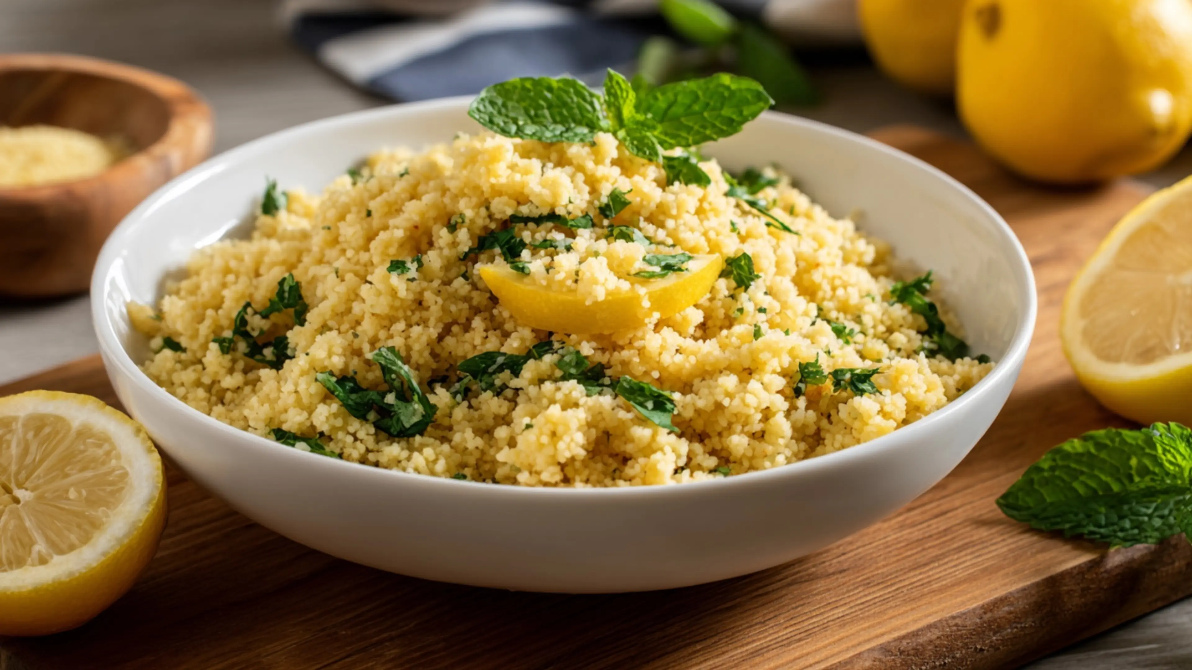 Zitronen-Parmesan-Couscous