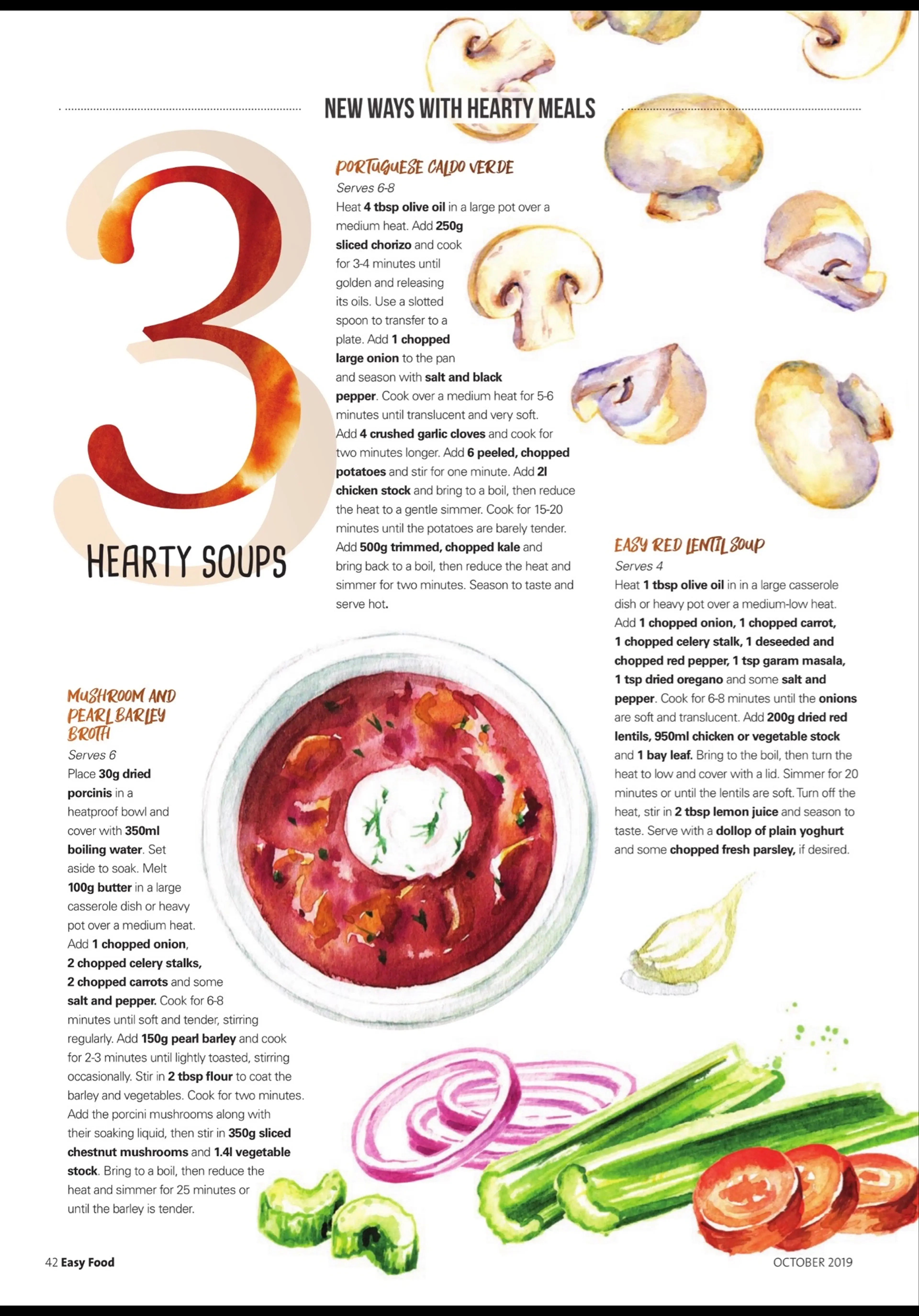 3 Hearty Soups