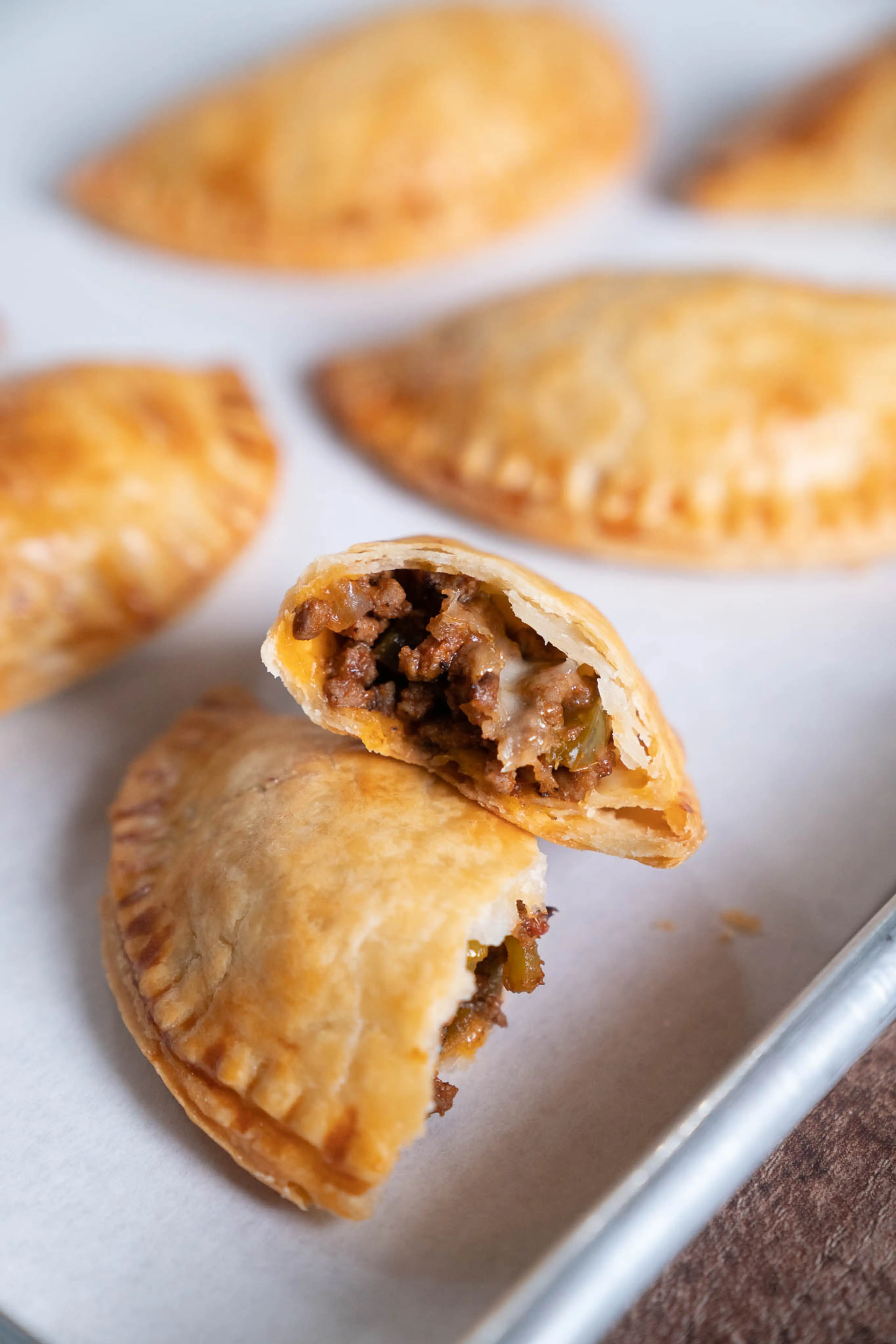 Cheesy Ground Beef Empanadas