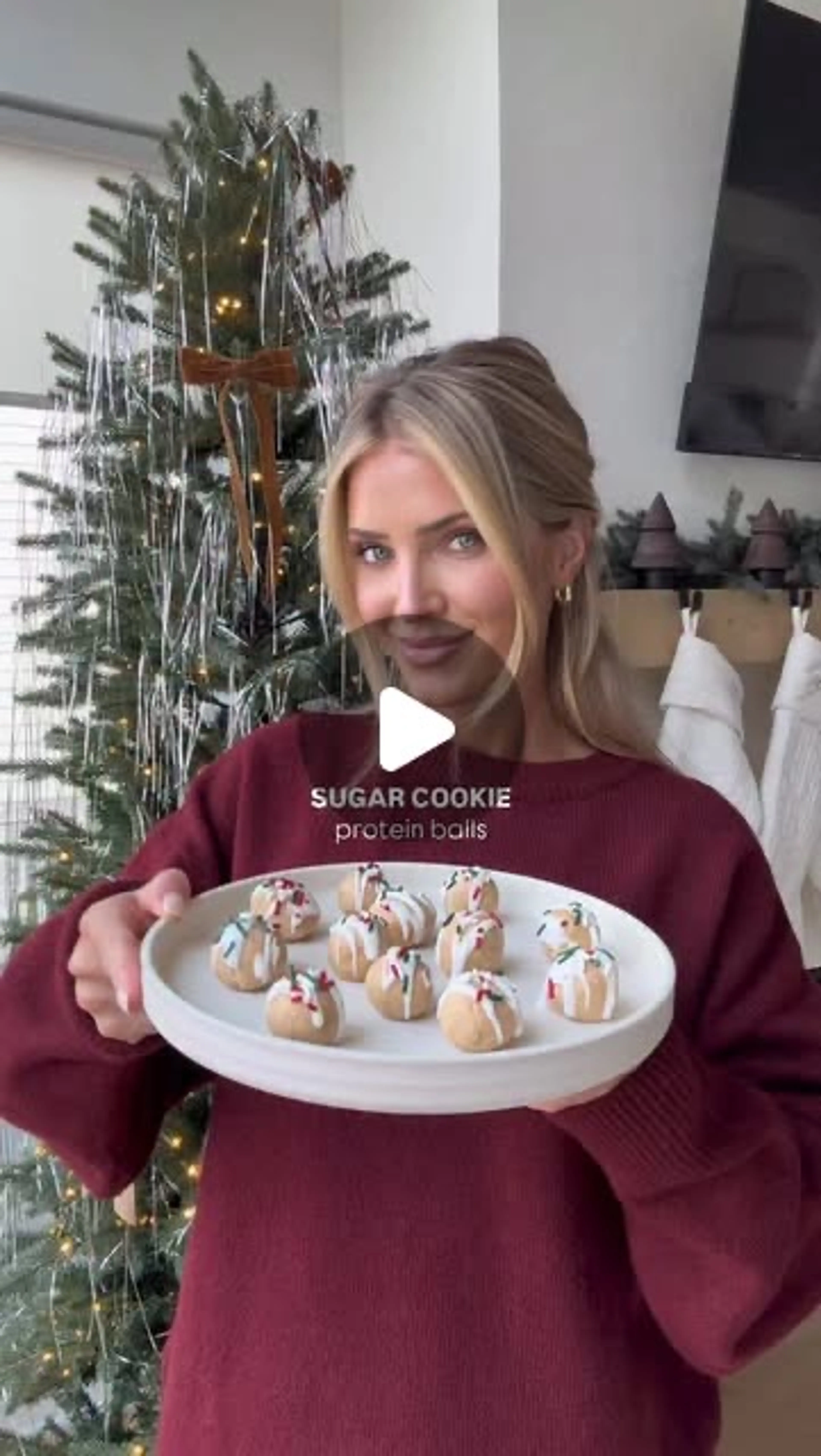Sugar Cookie Protein Balls
