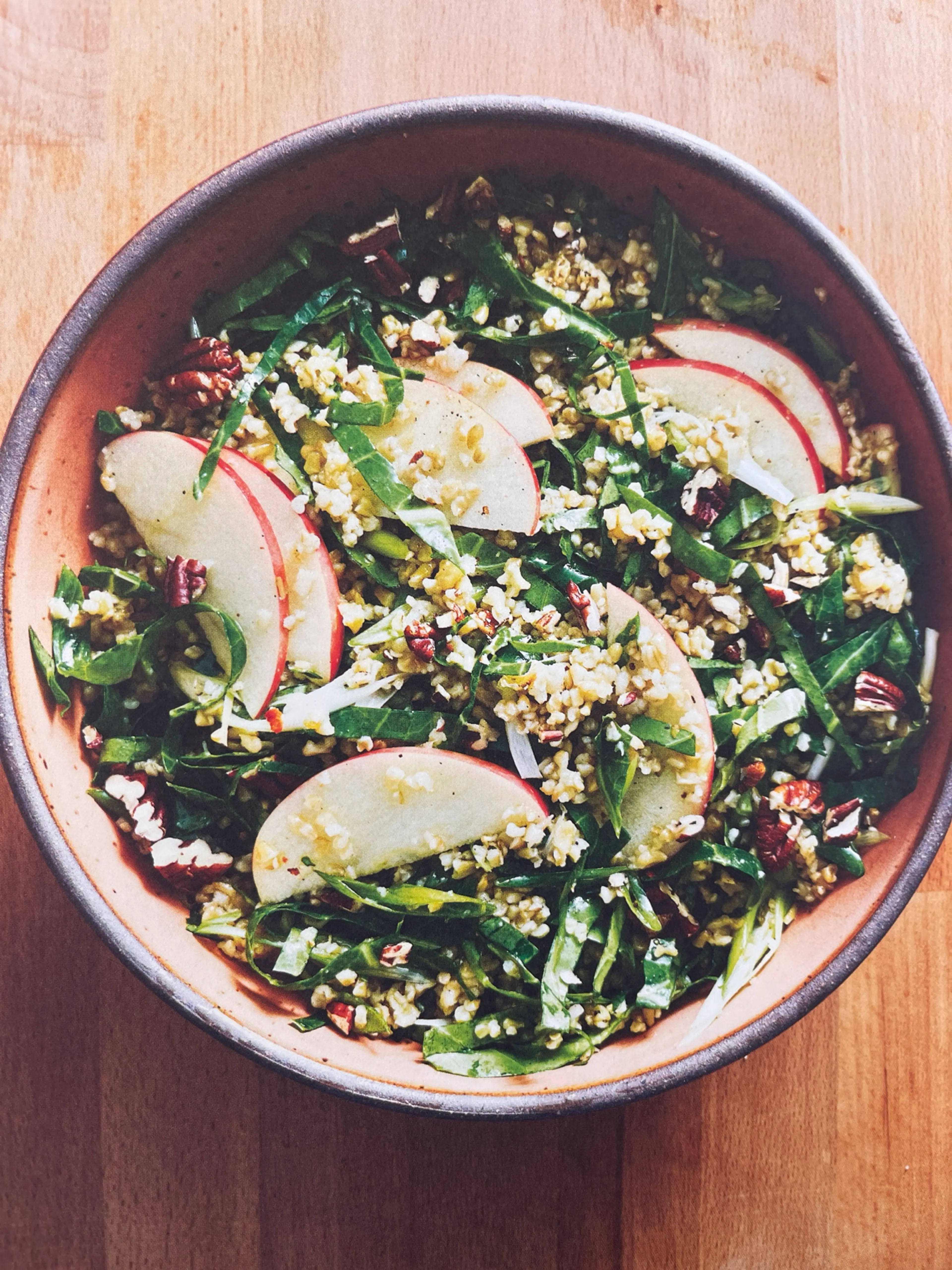 Freekeh, Shredded Collards, and Your Favorite Fruit