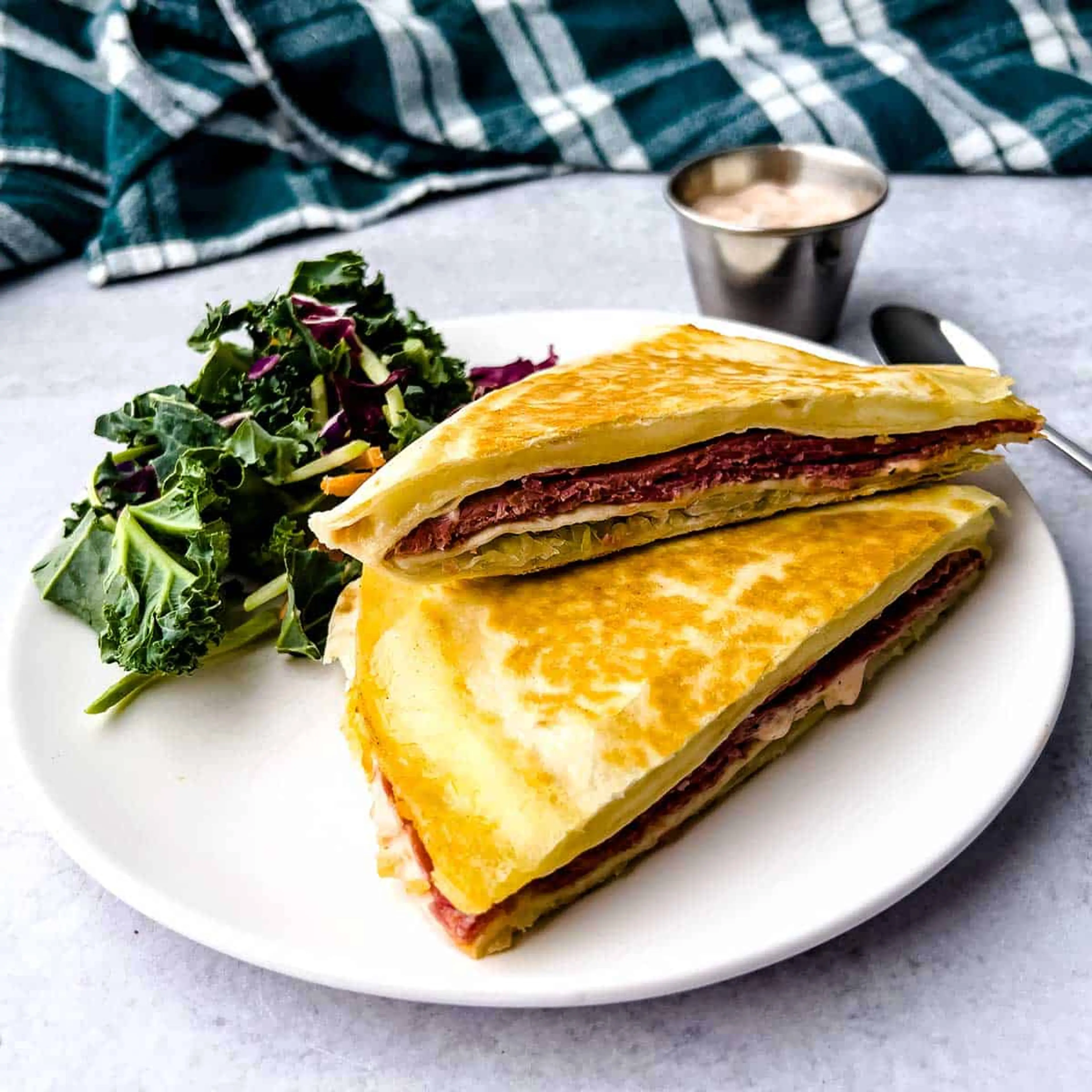 Quick and Easy Reuben Wrap