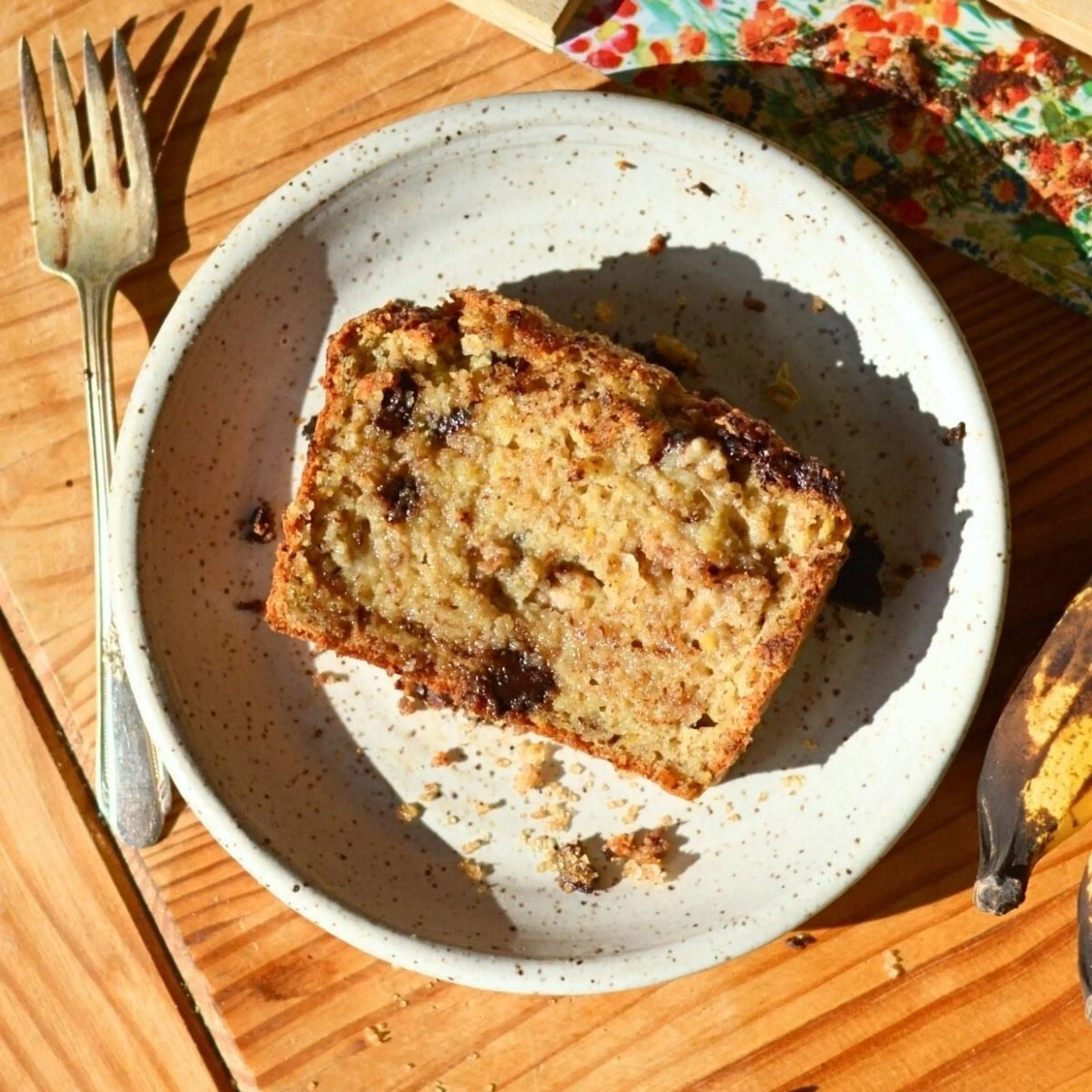 high protein banana bread (no protein powder)