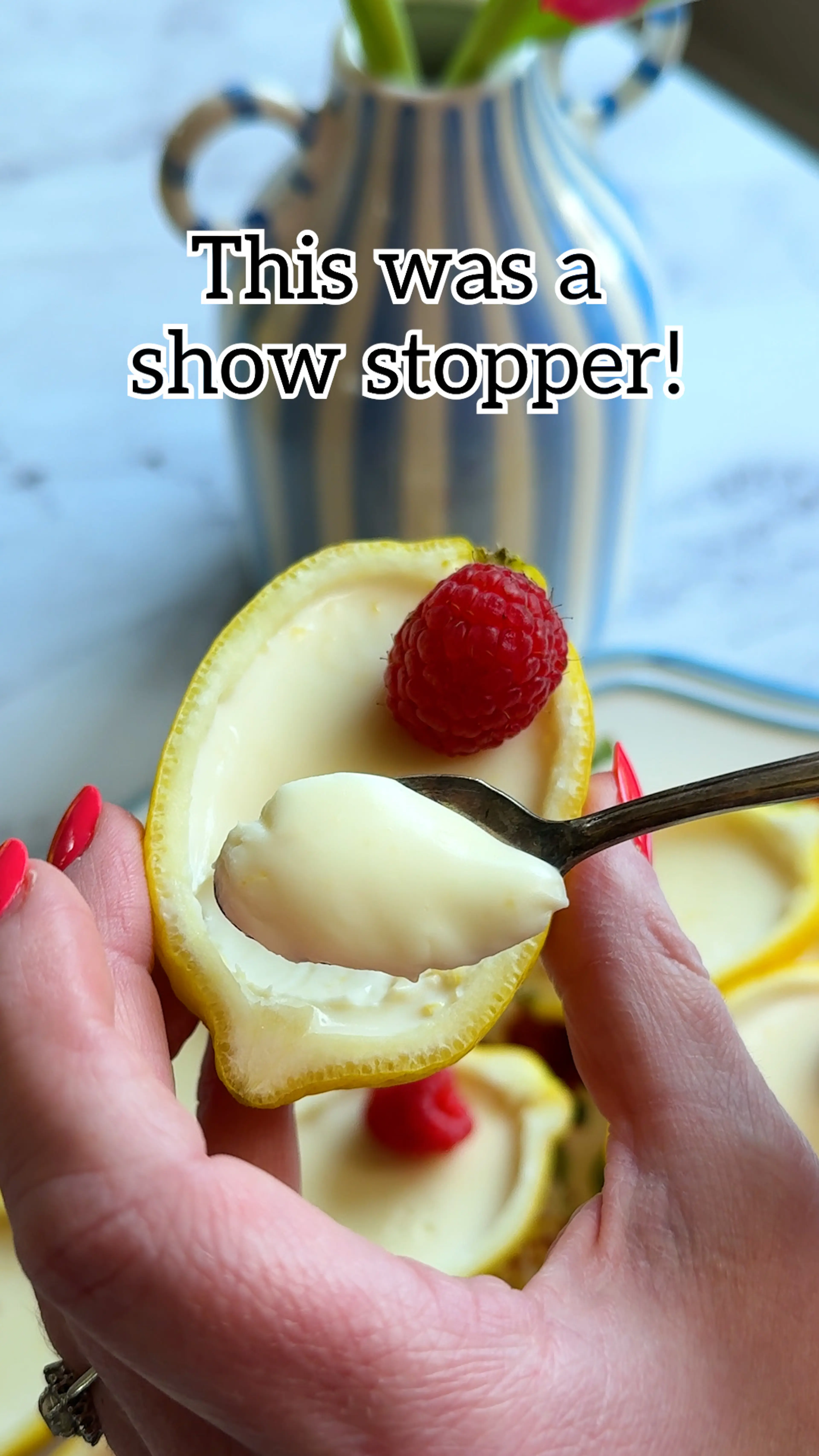 Chilled lemon Dessert