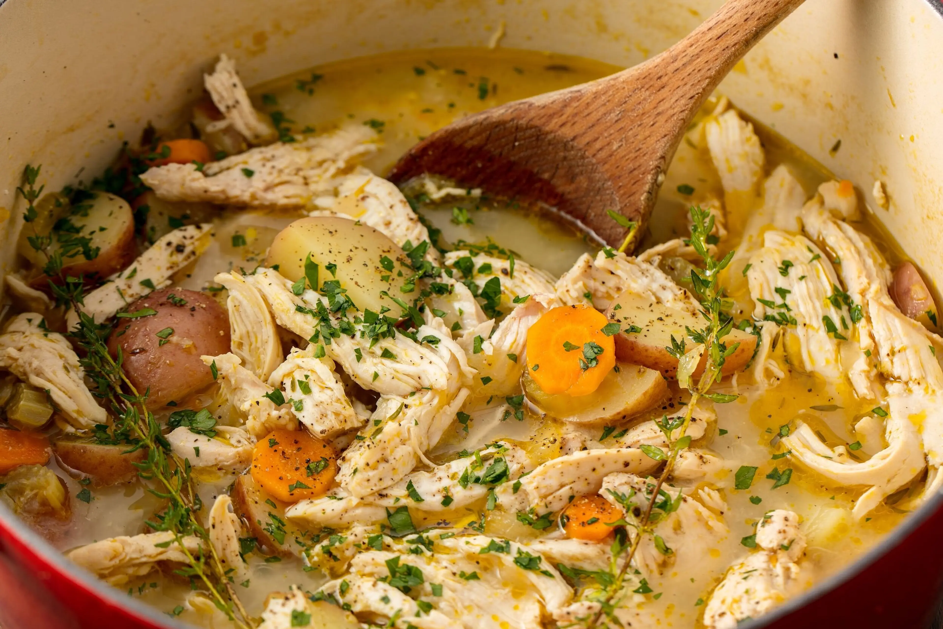 Chicken and Winter Vegetables with White Wine