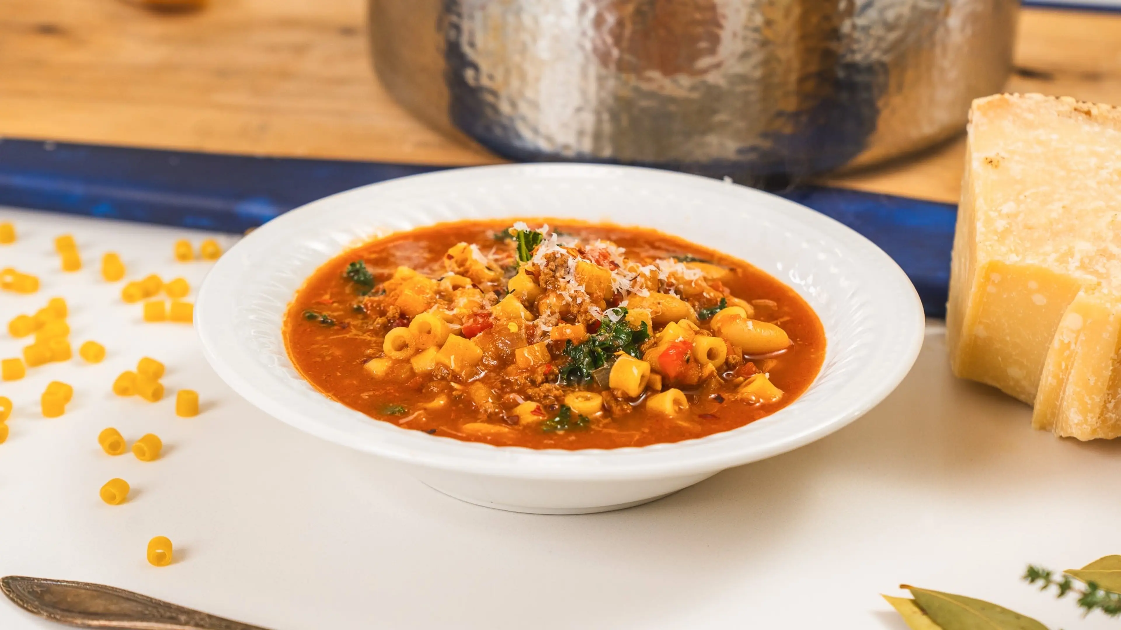 Stanley Tucci Pasta Fagioli Soup