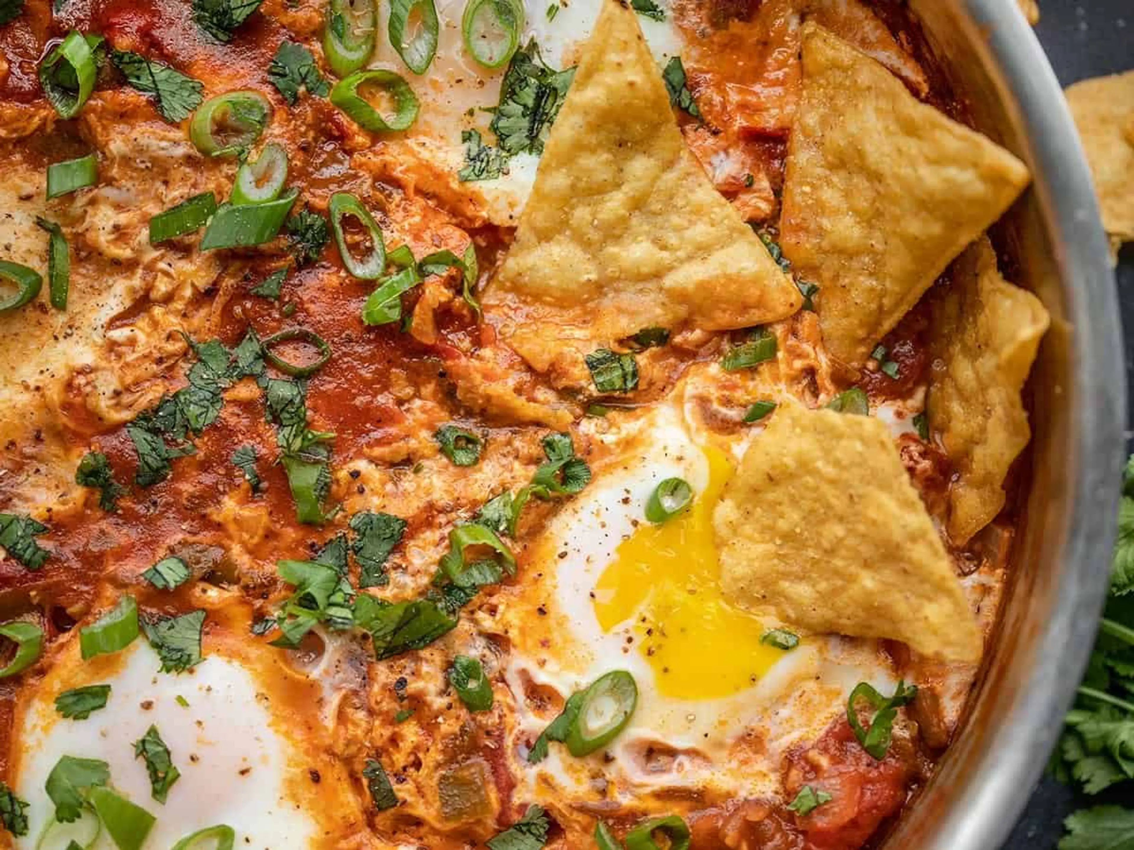 Salsa Poached Eggs