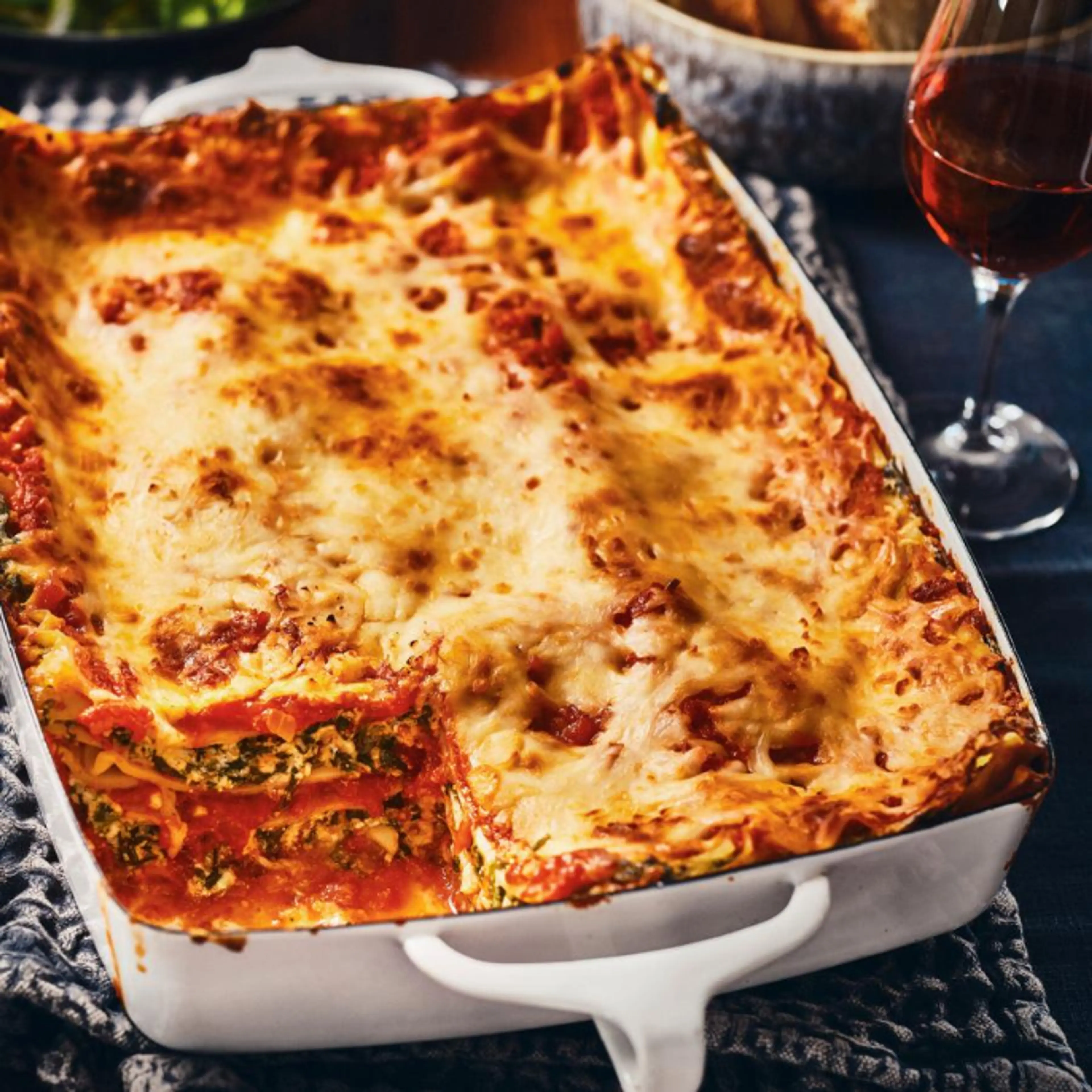 Lasagne à la ricotta et aux épinards