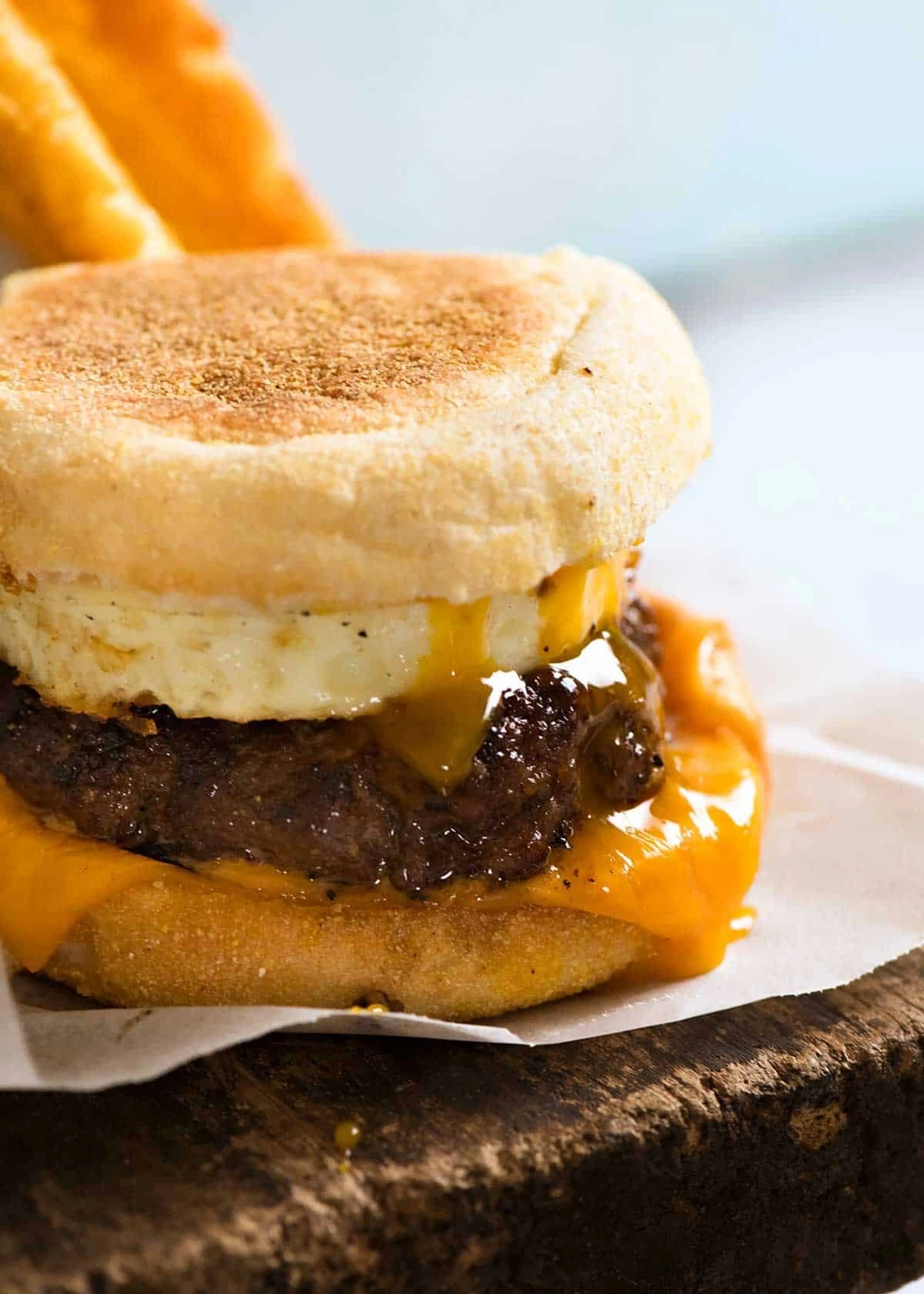 Homemade Sausage and Egg McMuffin
