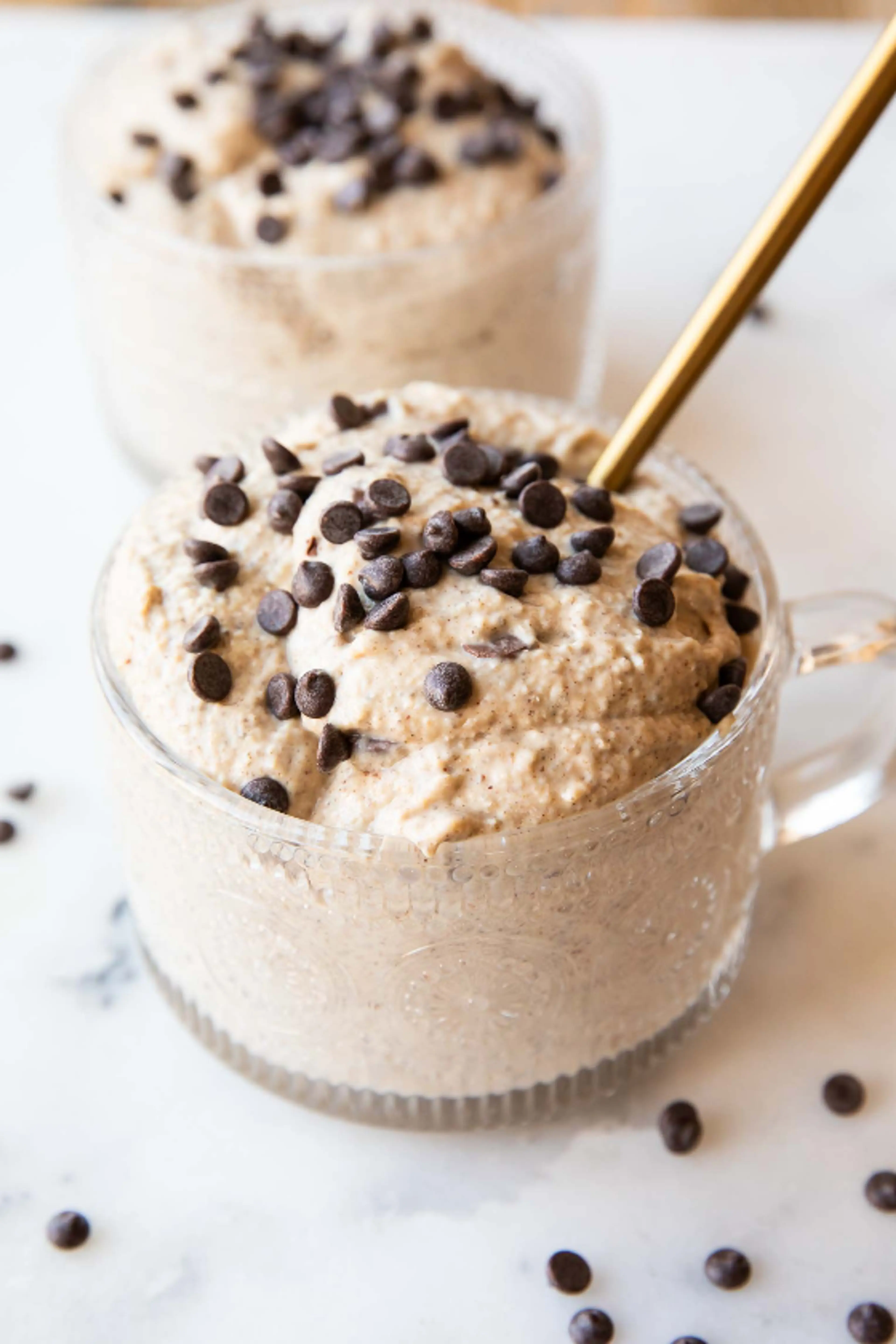 Chocolate Chip Cookie Dough Overnight Oats