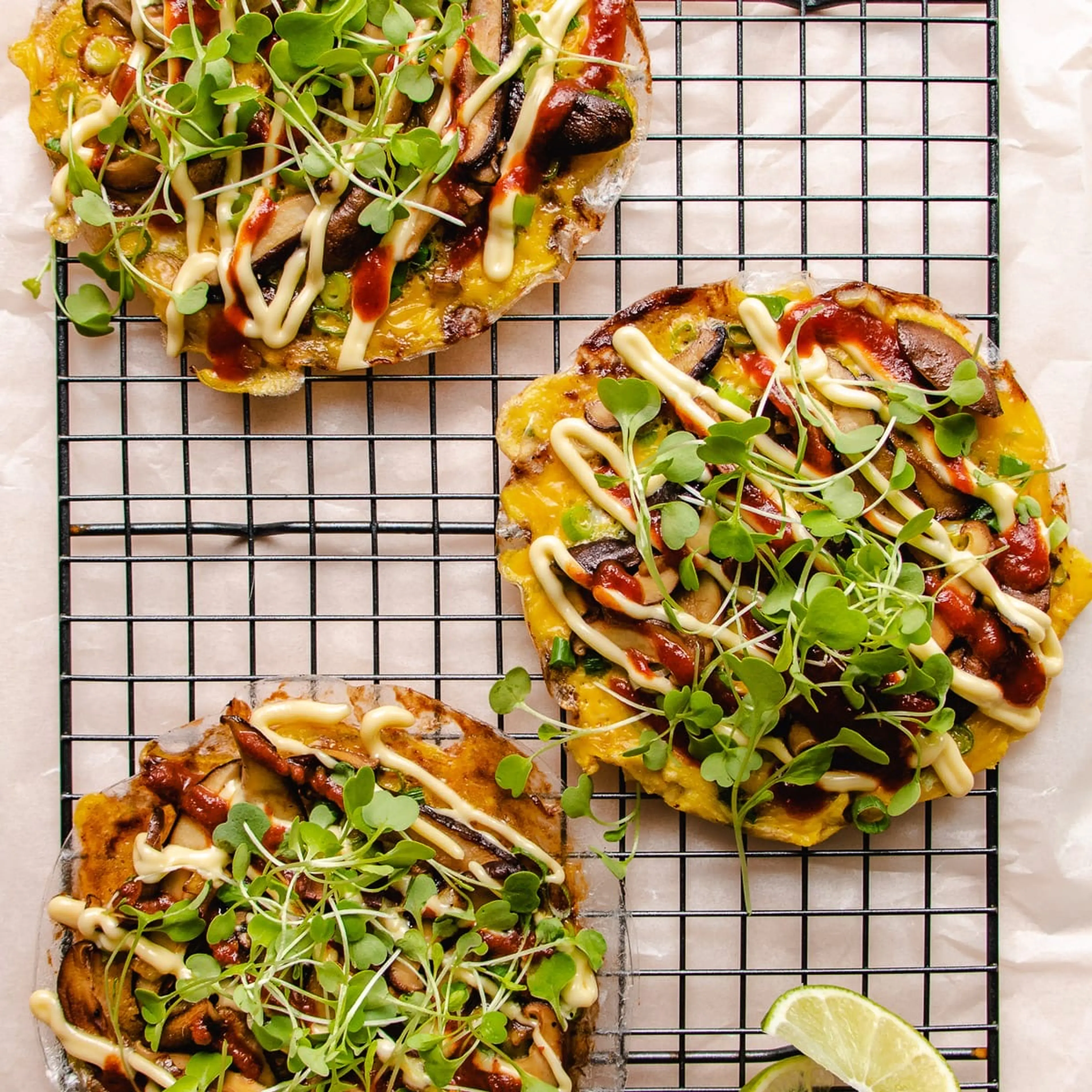 Vietnamese Pizza Recipe (bánh tráng nướng)