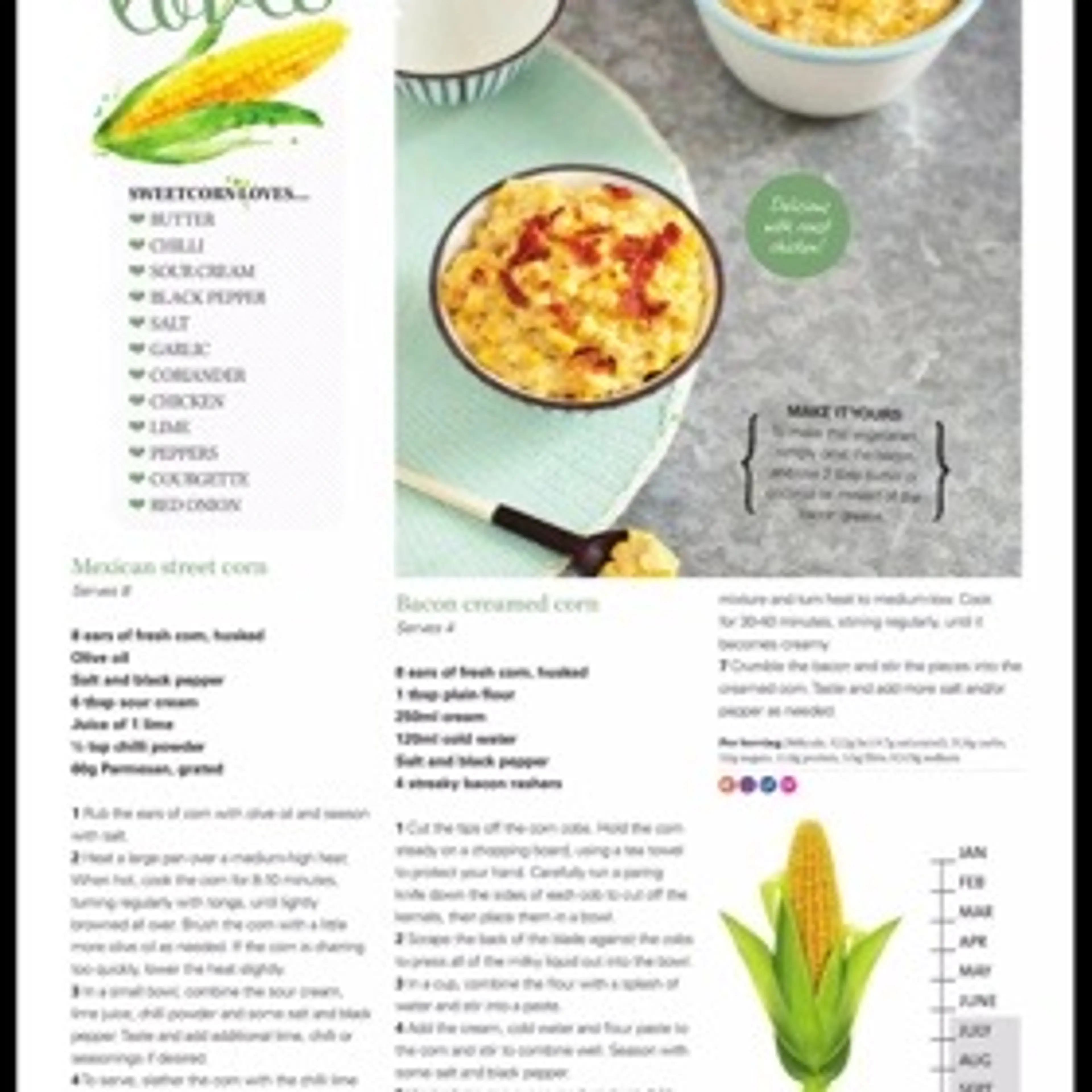 Bacon creamed corn