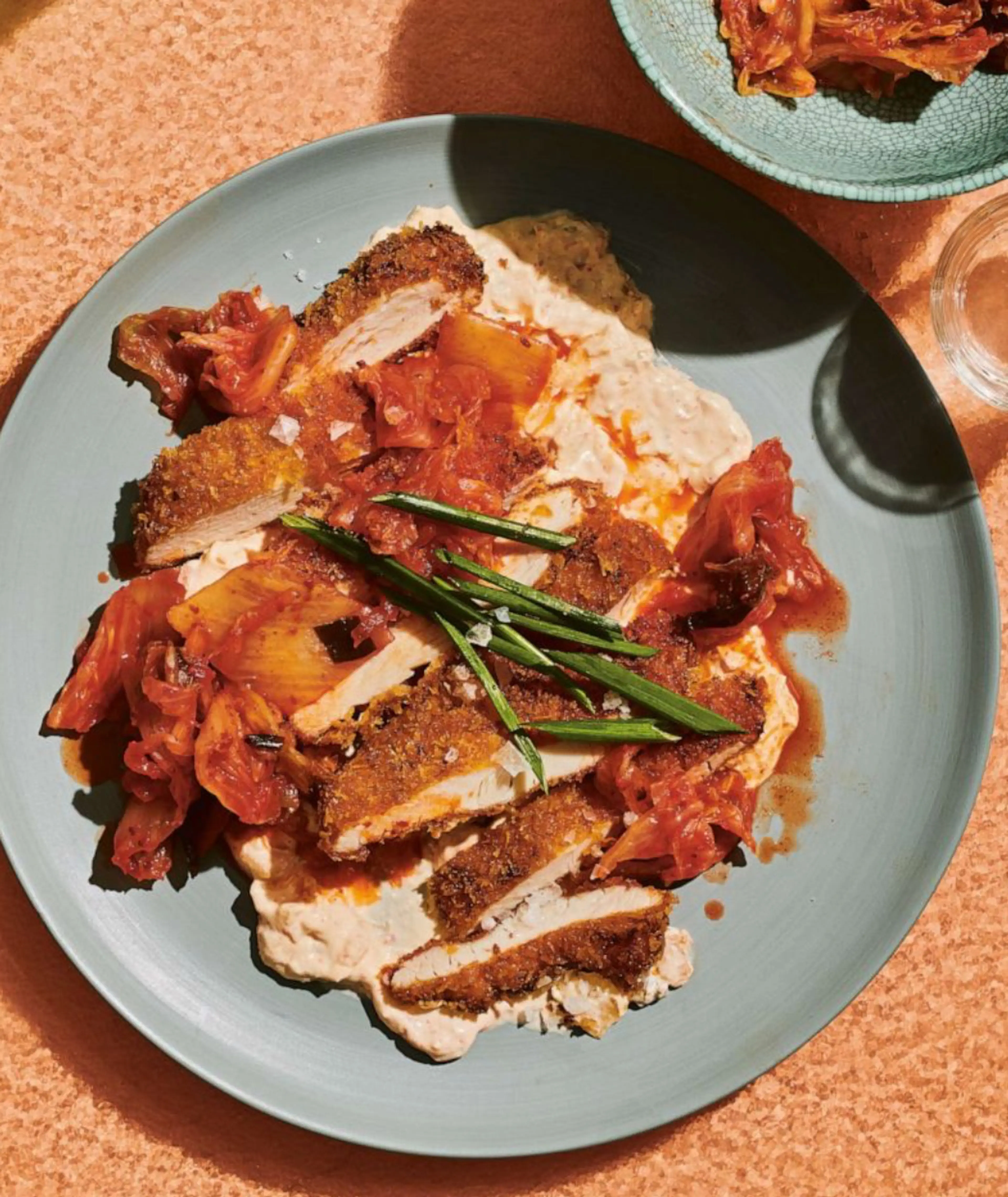 Hot 'n' Crispy Chicken Cutlets with Kimchi Ranch