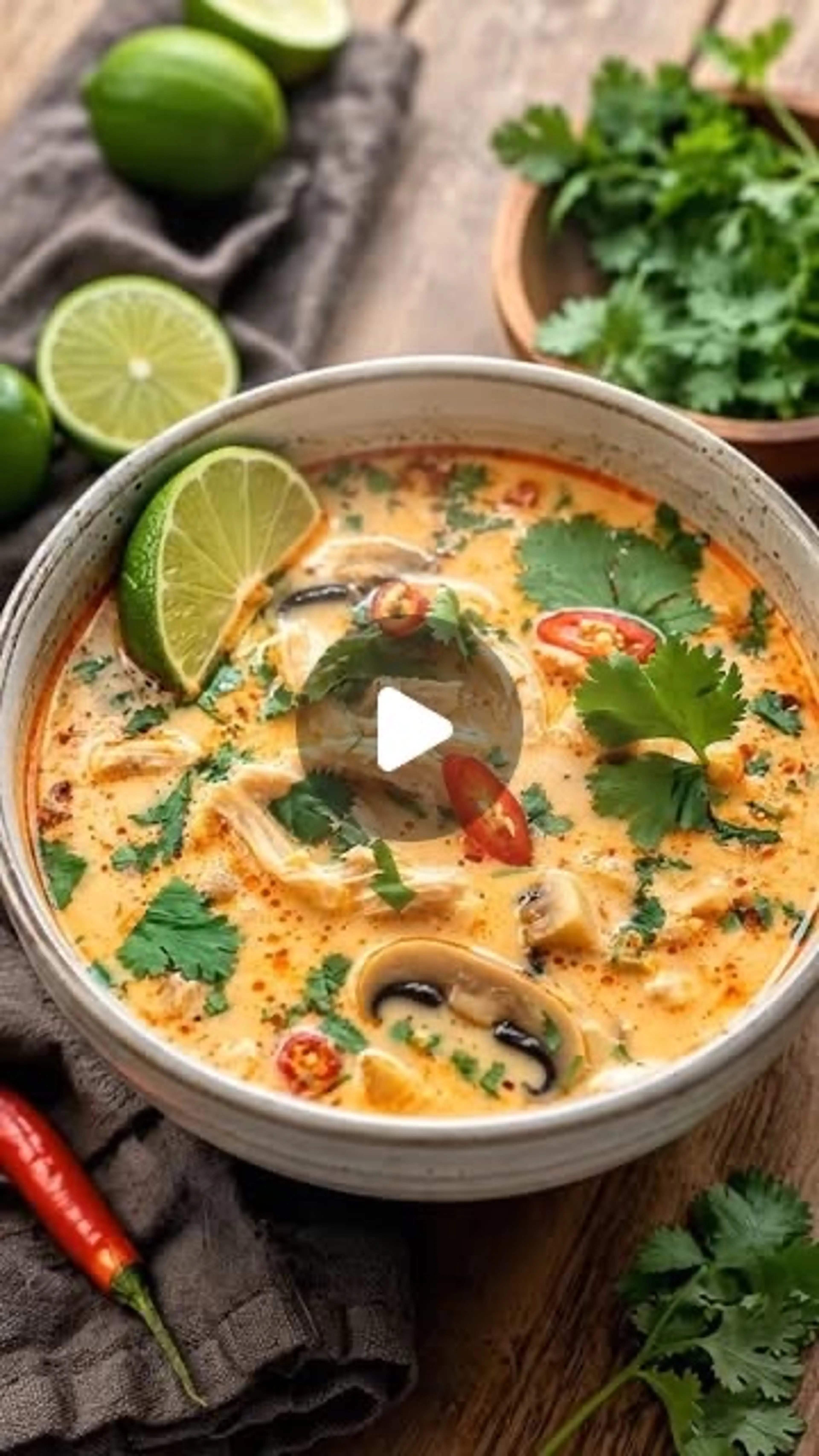Thai Coconut Chicken Soup