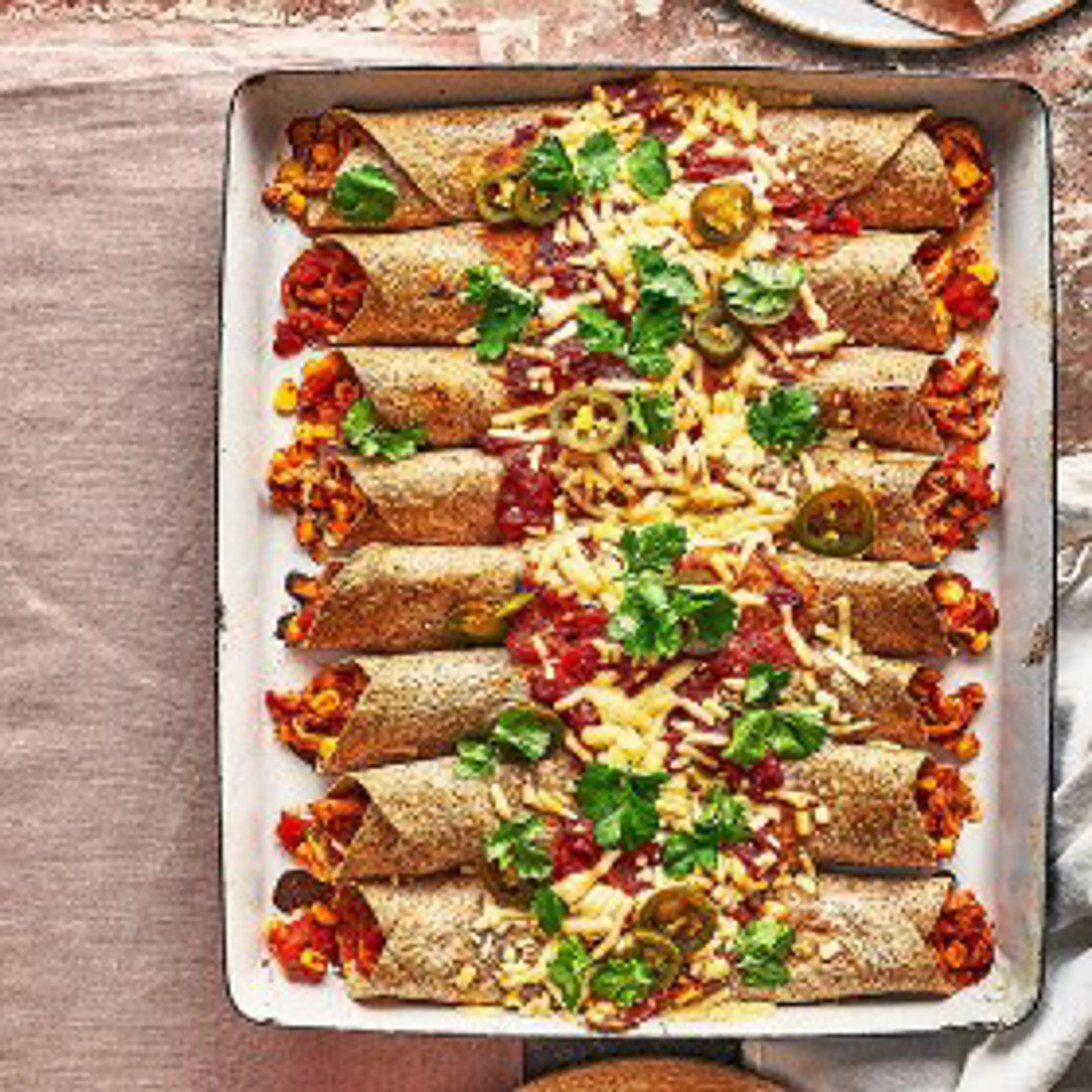 Chicken Tinga-Style Enchiladas