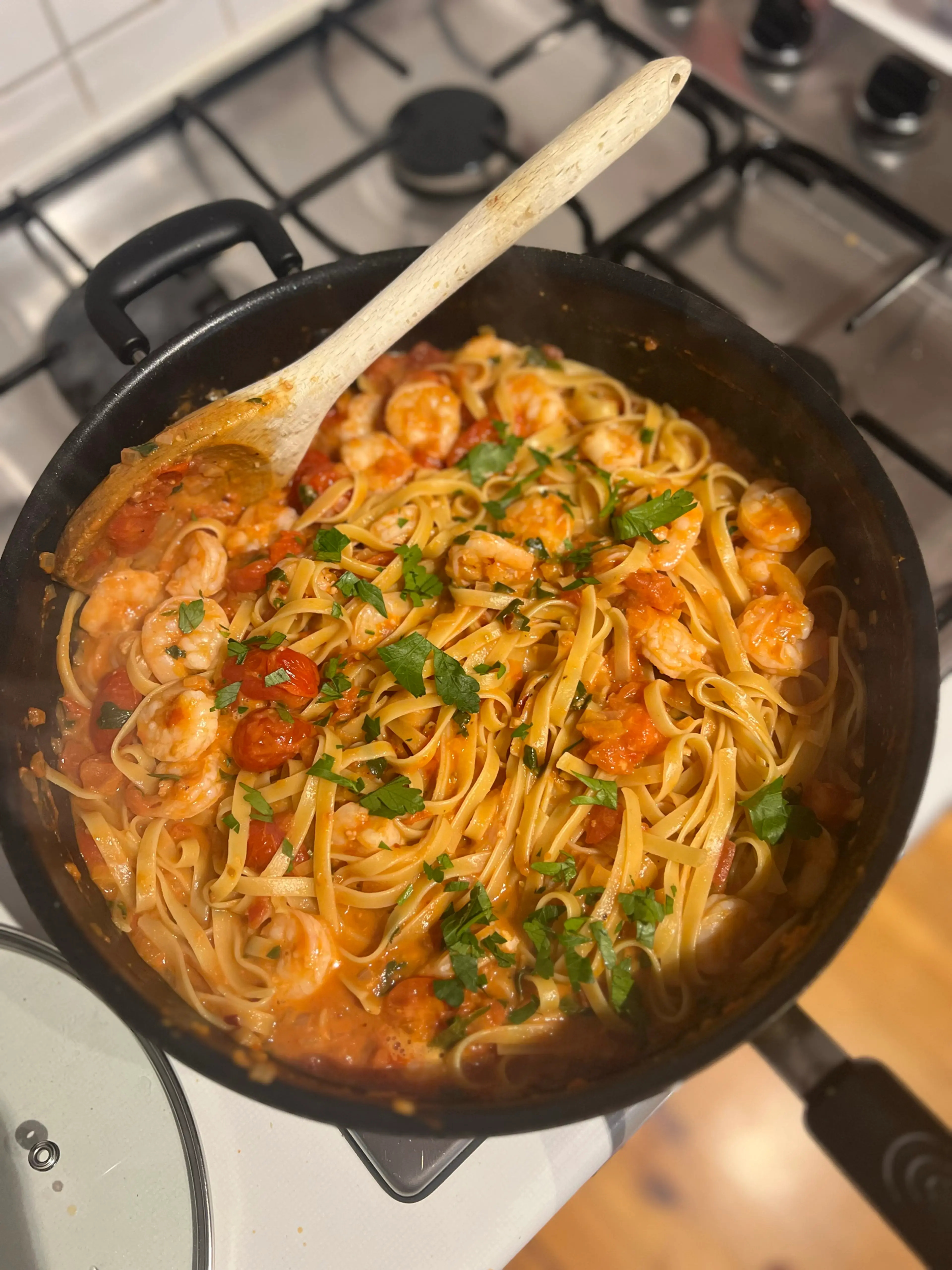 Spicy Prawn Pasta