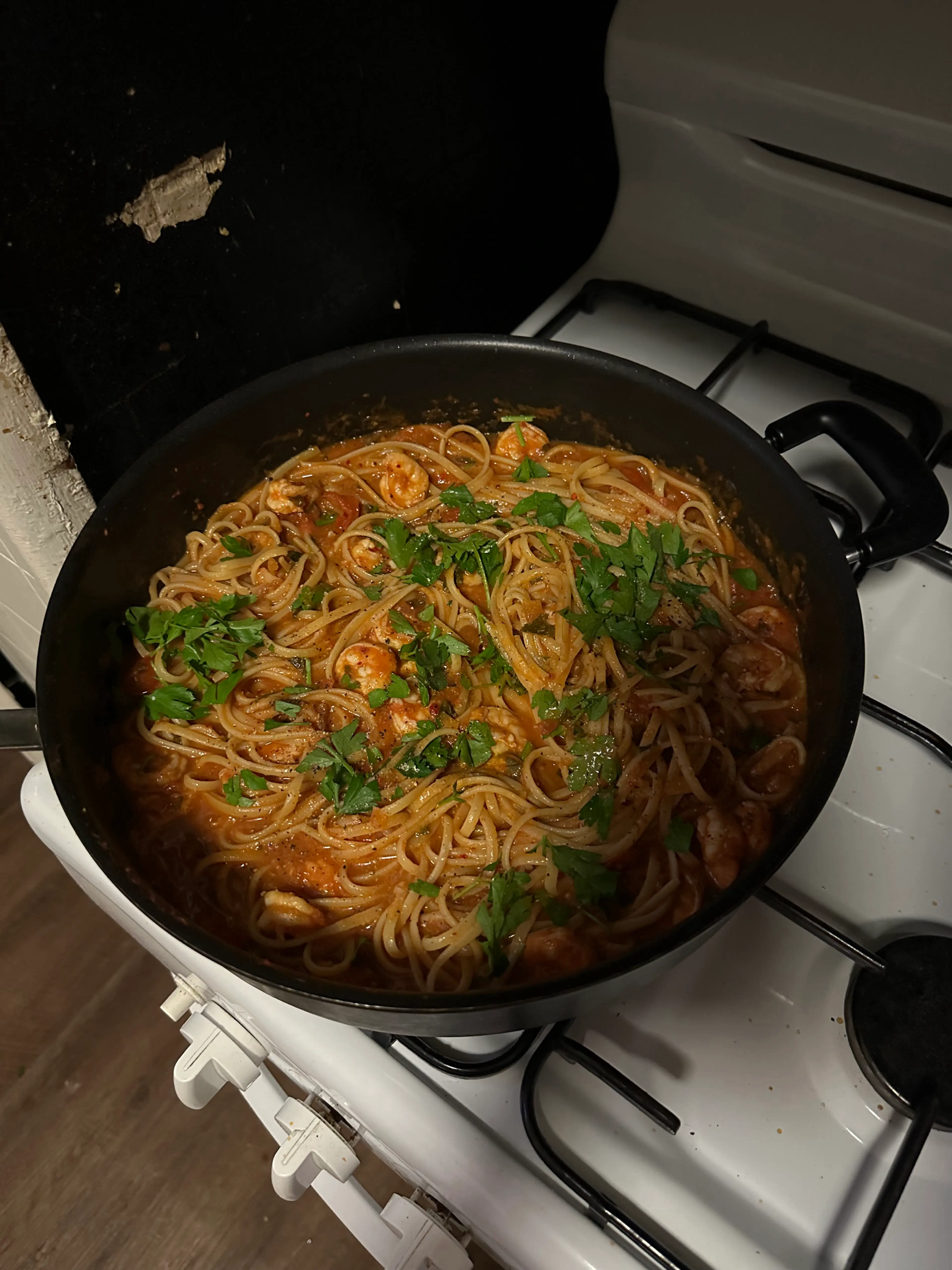 Spicy Prawn Pasta
