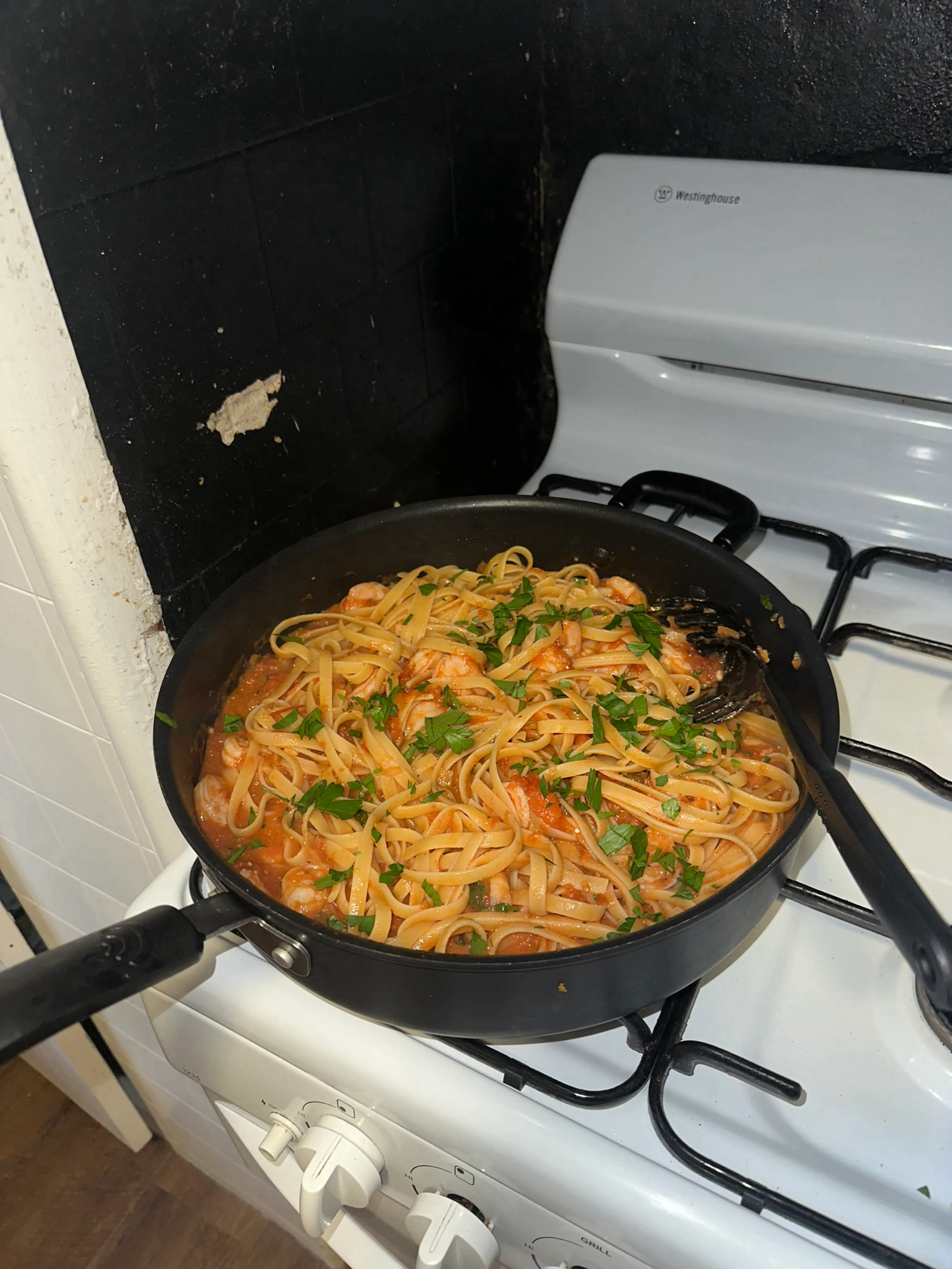 Spicy Prawn Pasta
