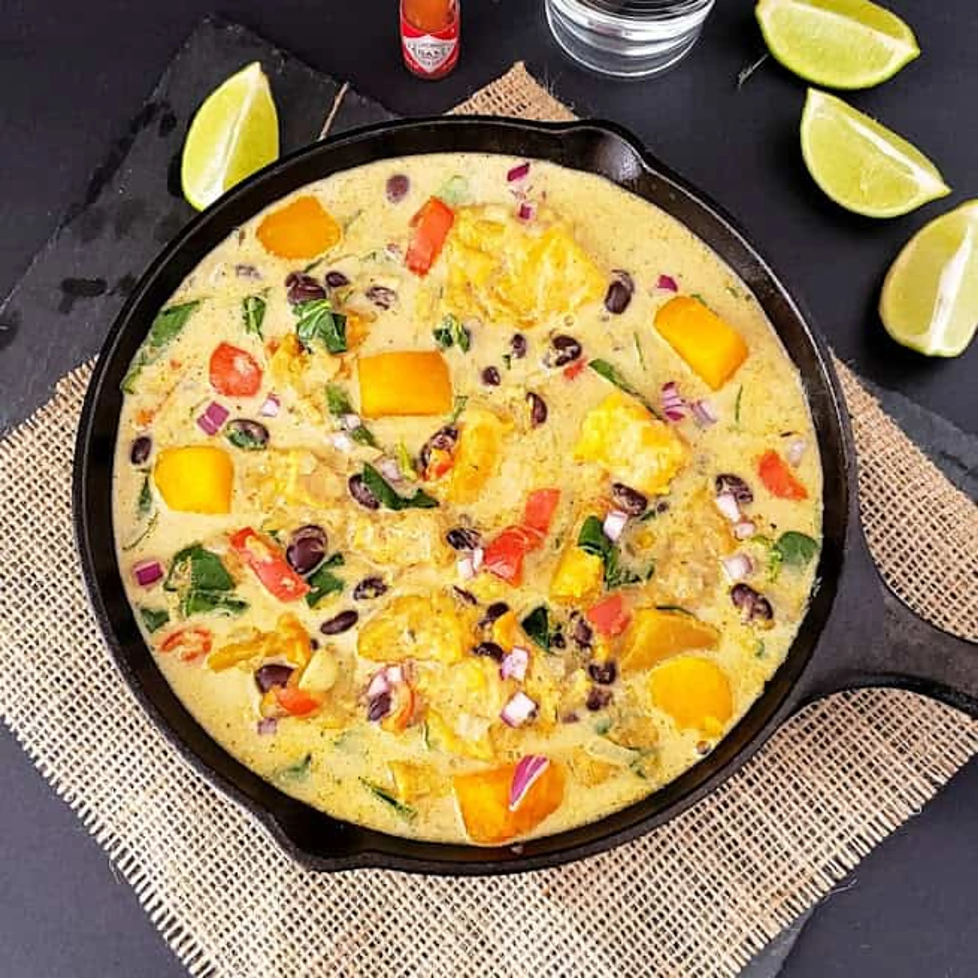 Black Bean Stew with Butternut Squash