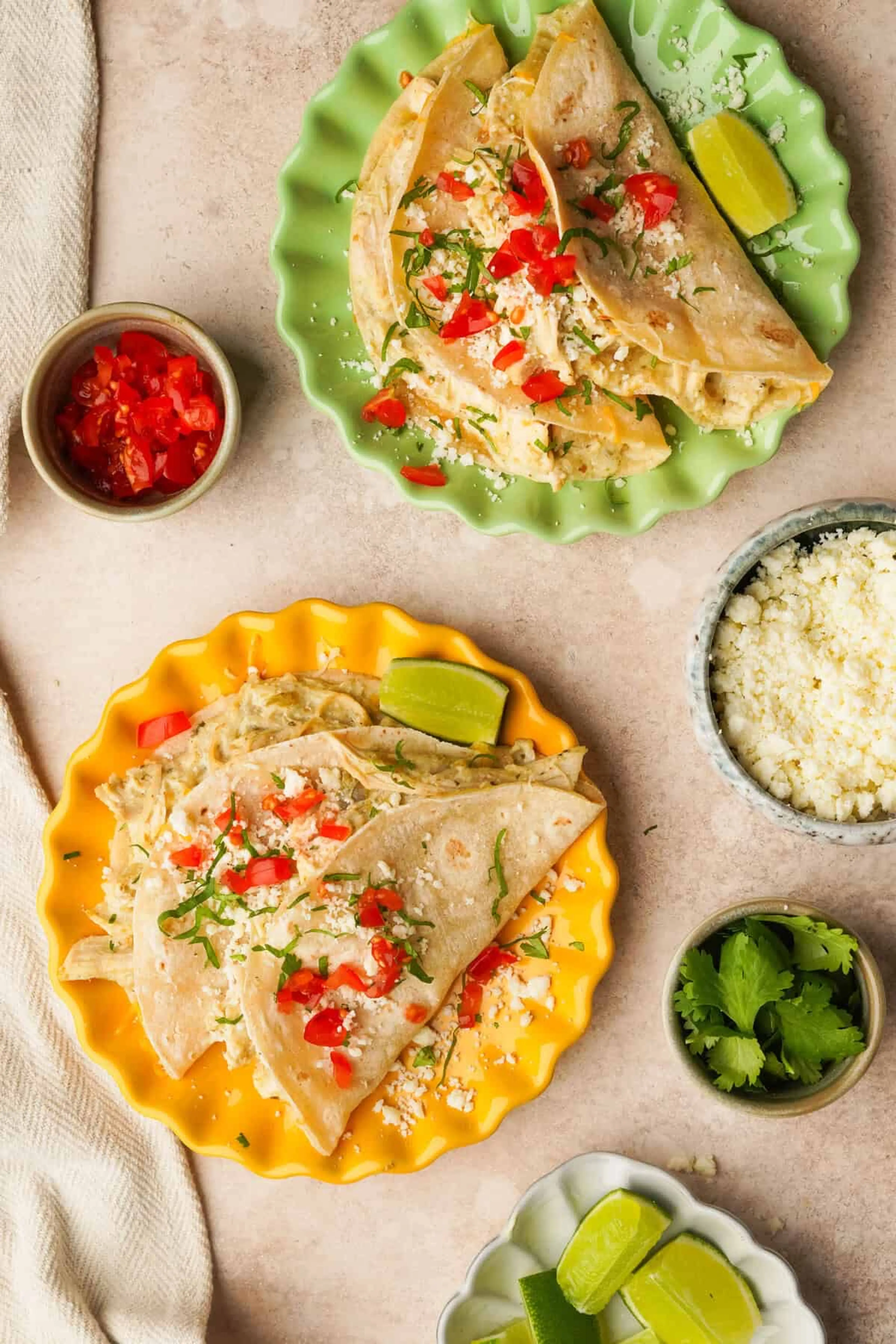 Creamy Baked Chicken Tacos