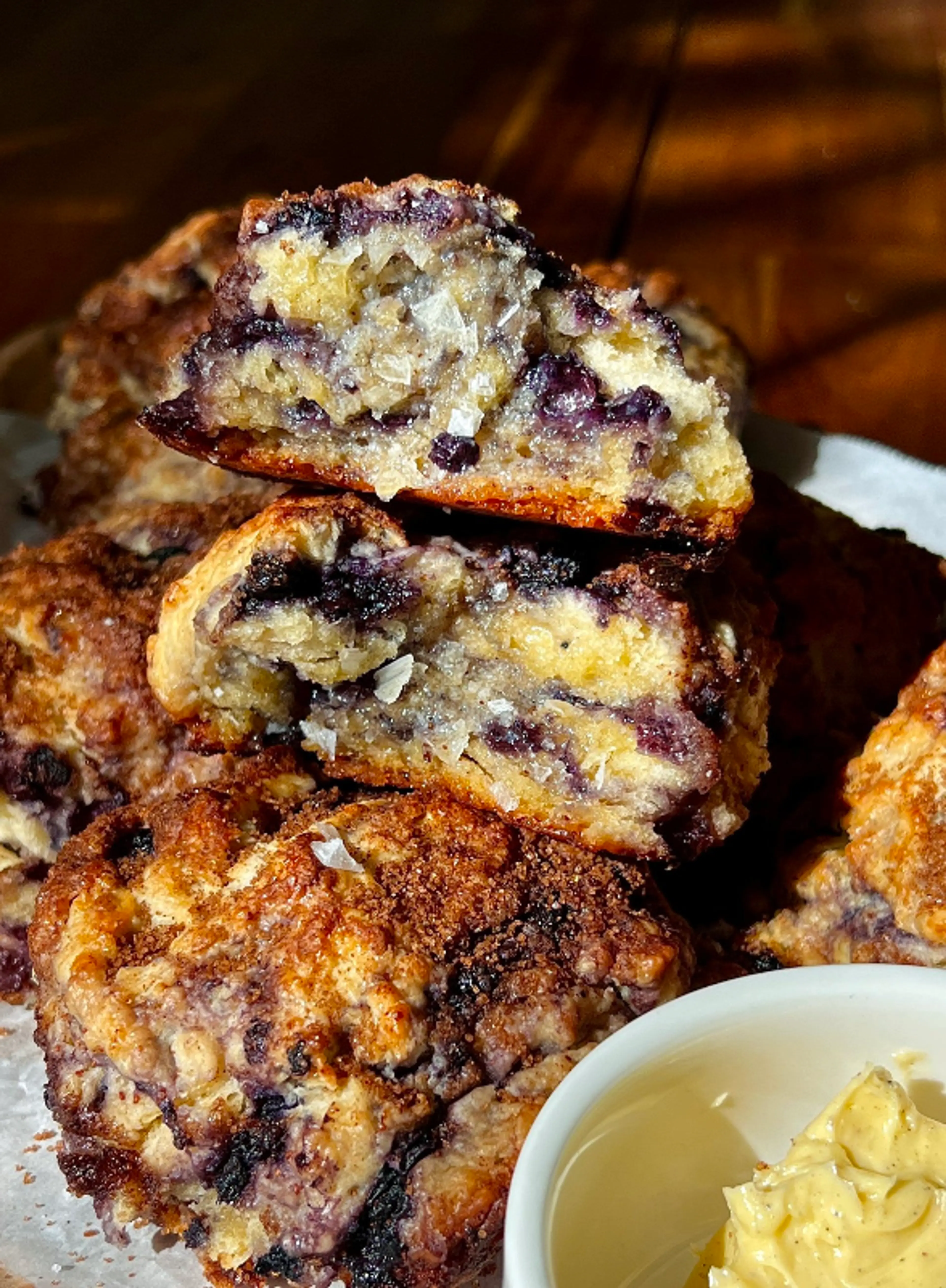 Blueberry SD Cathead Biscuits
