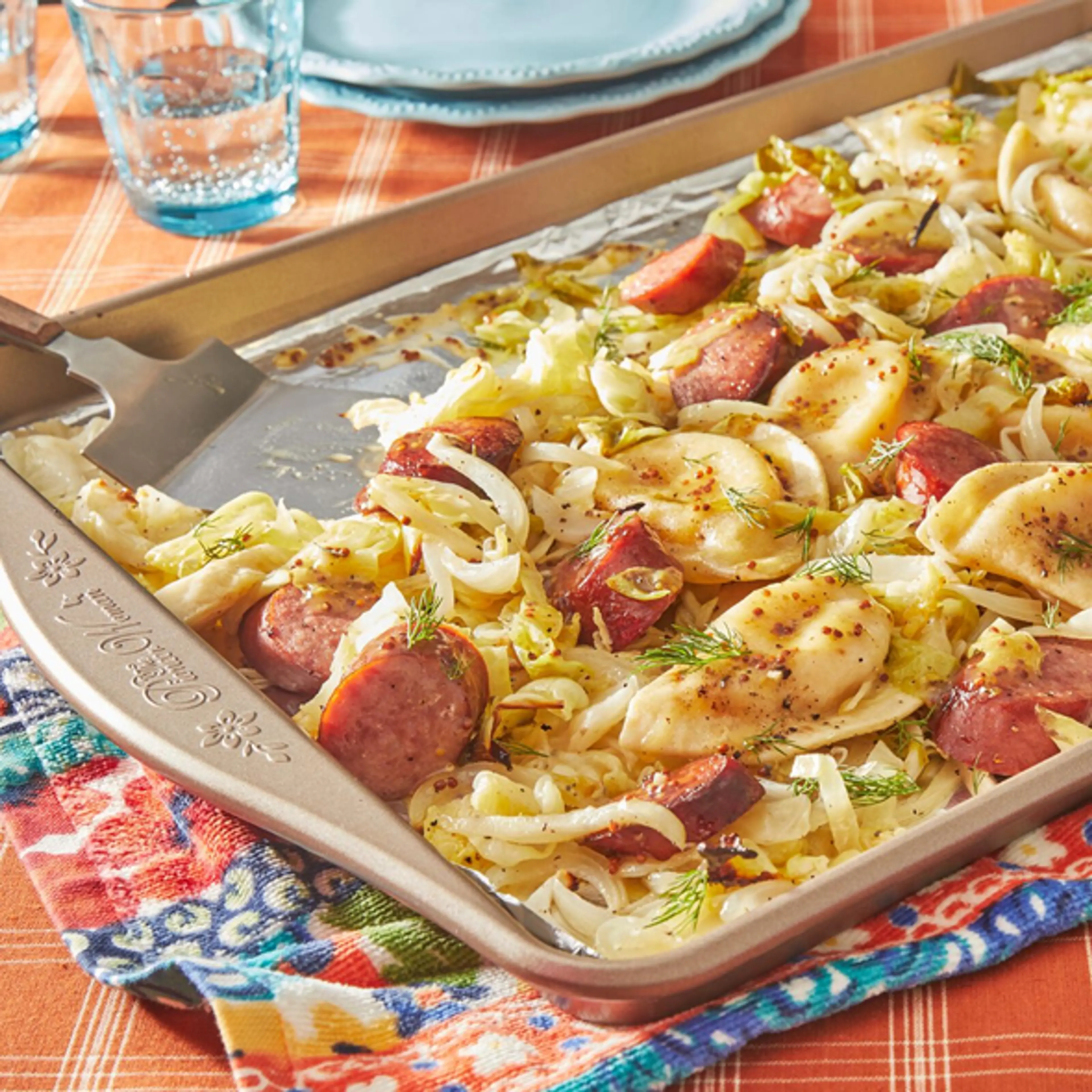 Cabbage, Kielbasa, & Pierogis