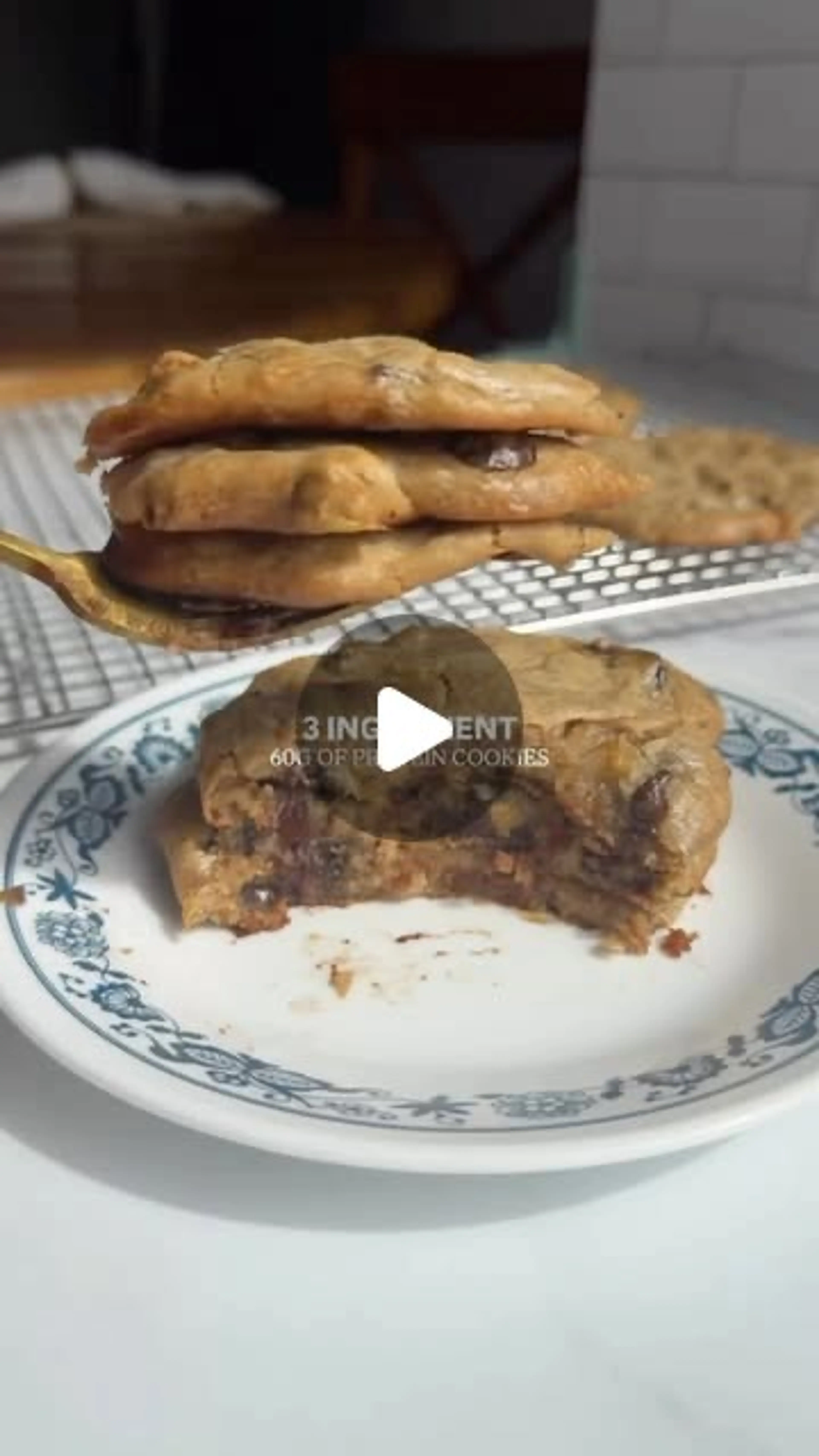 3 Ingredient Protein Cookies