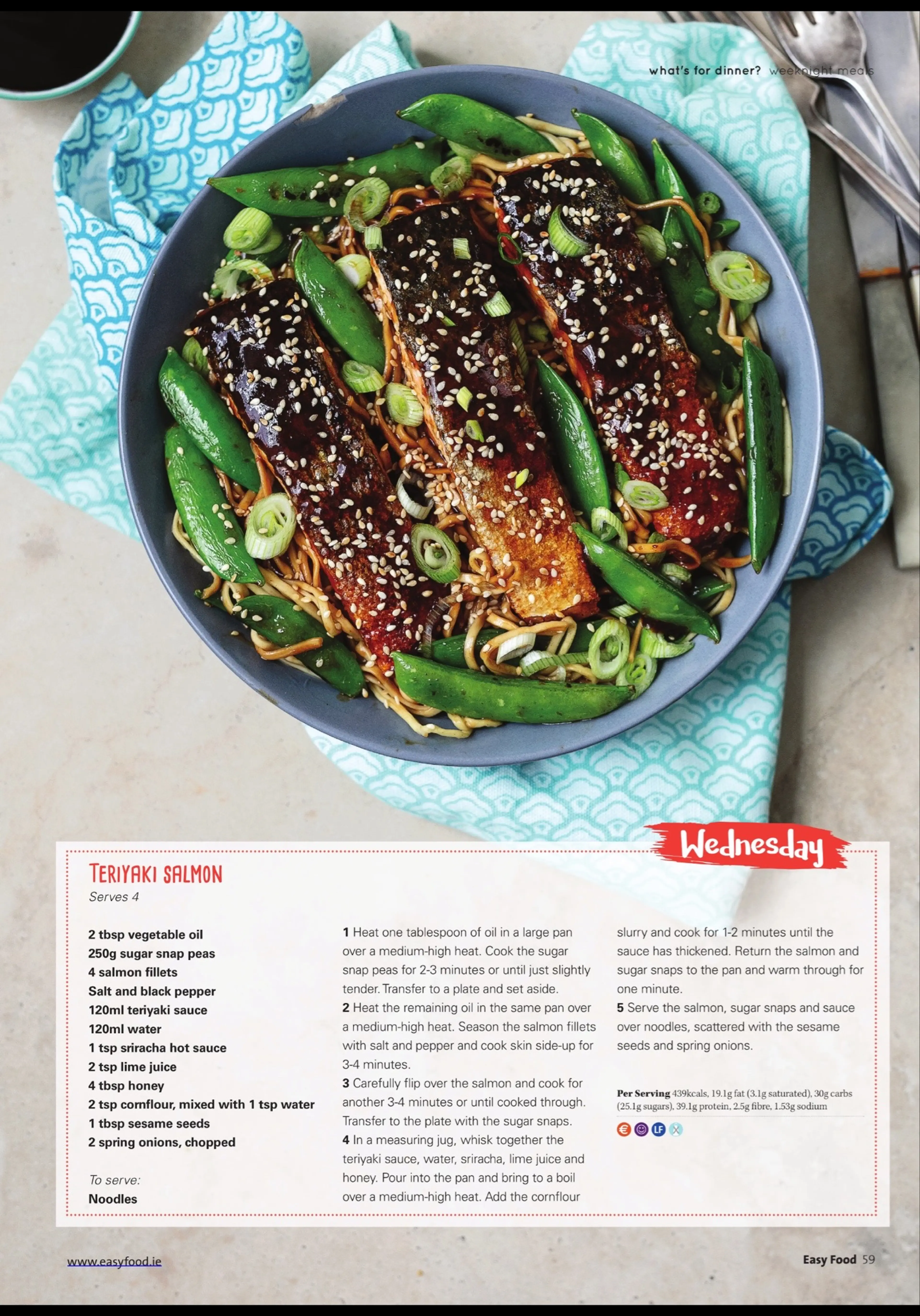 TERIYAKI SALMON
