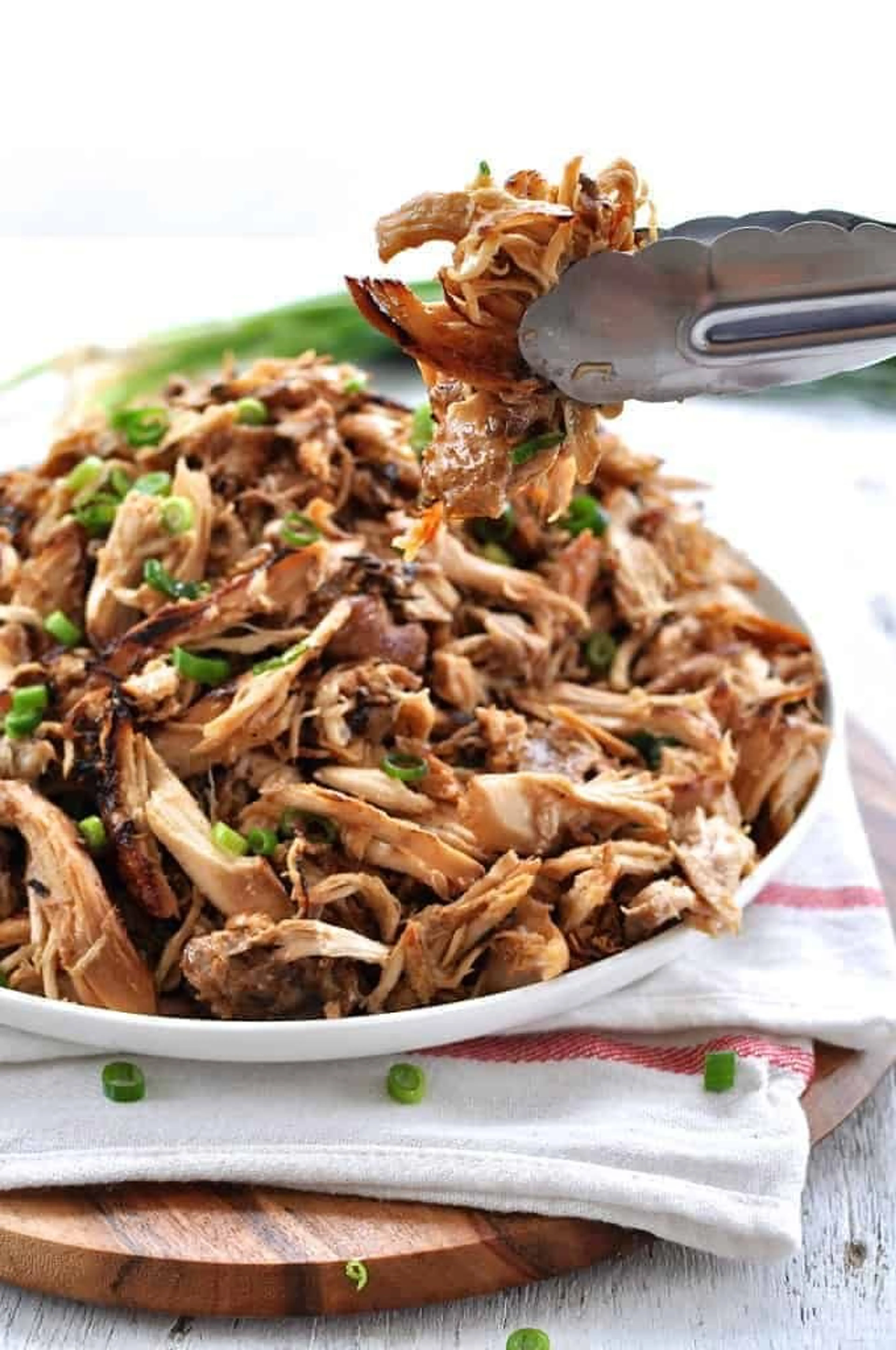 Slow Cooker Crispy Chinese Shredded Chicken