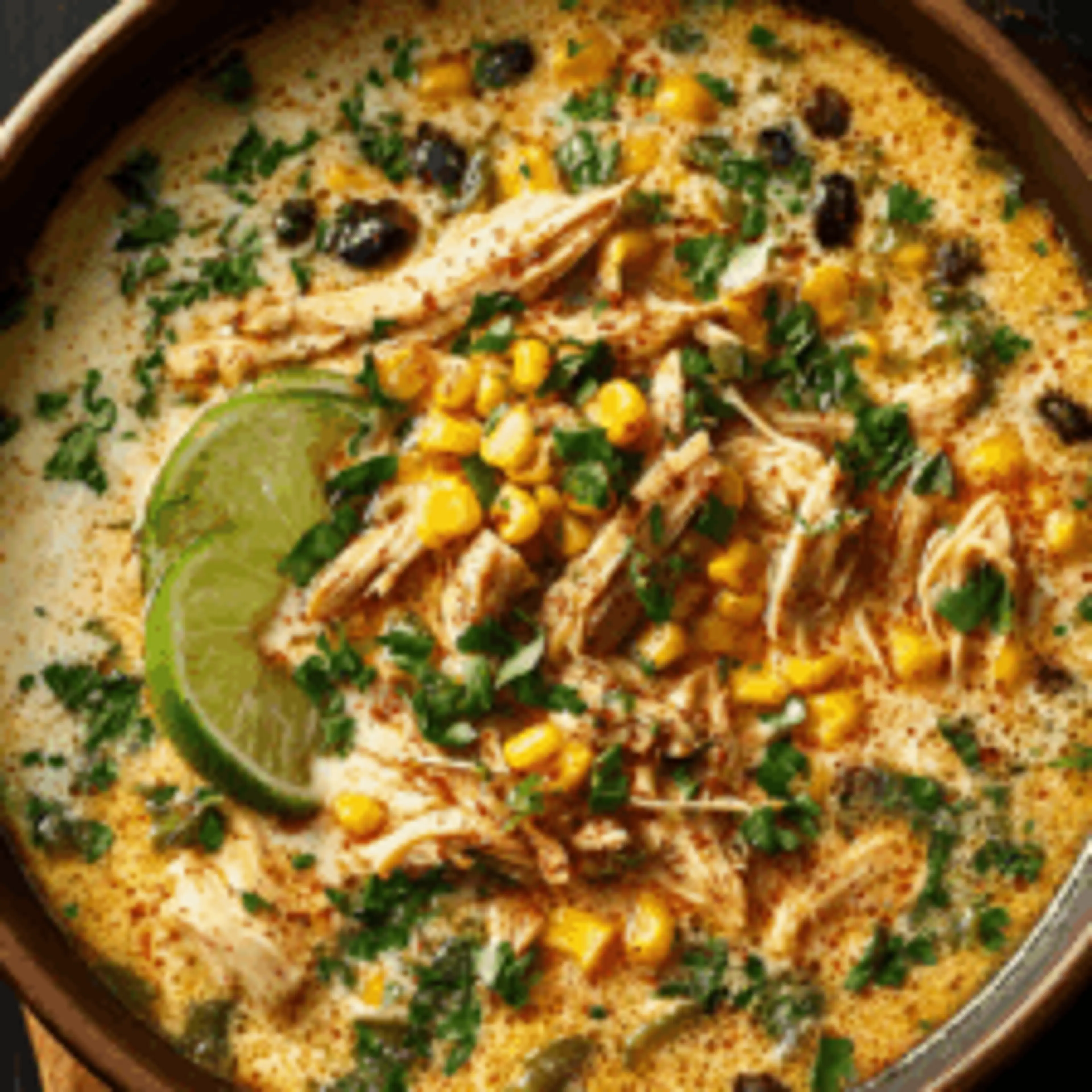 Viral Creamy Chicken Poblano Soup Recipe