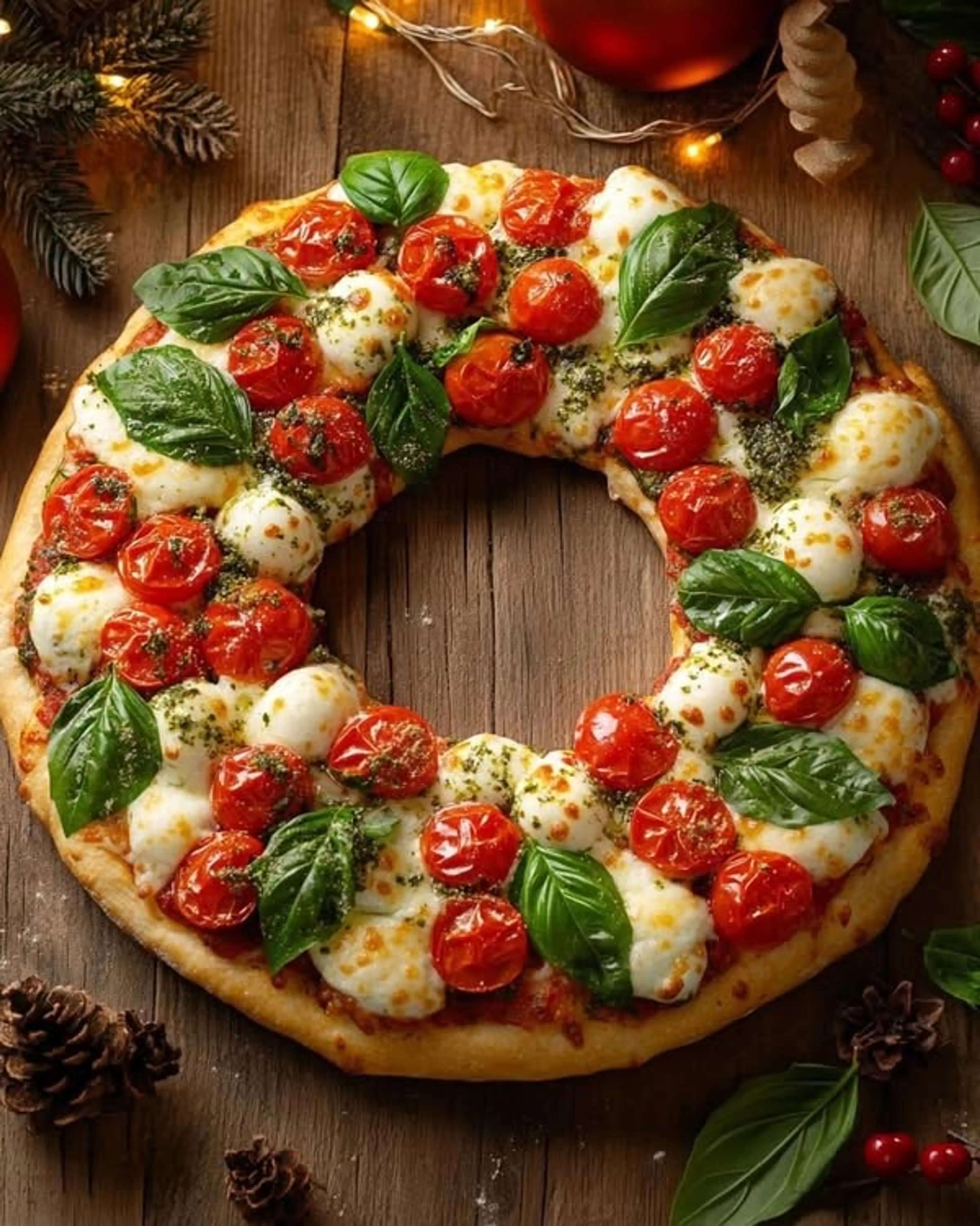 Wreath Pizza – a Festive Twist for the Holidays