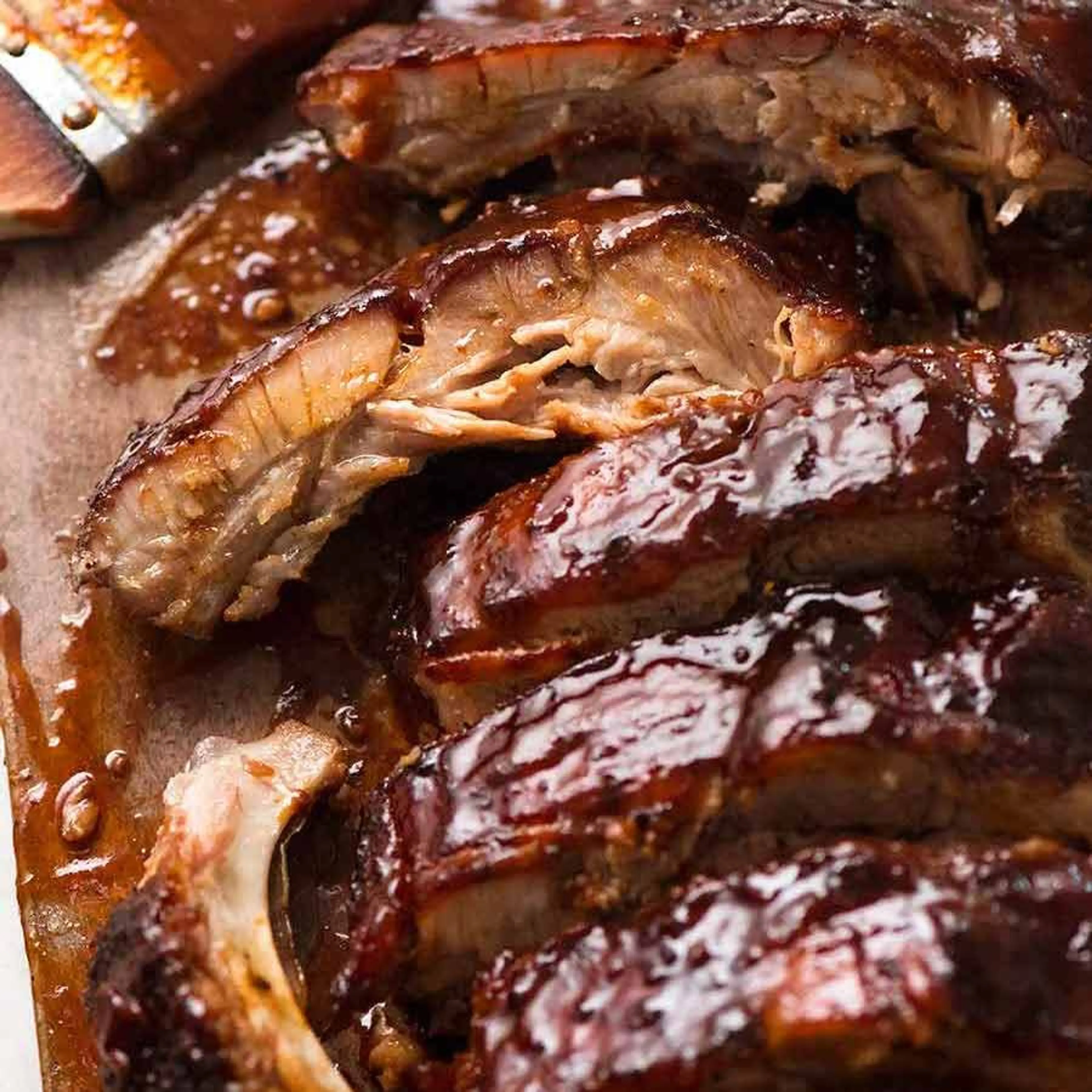 Oven Pork Ribs with Barbecue Sauce