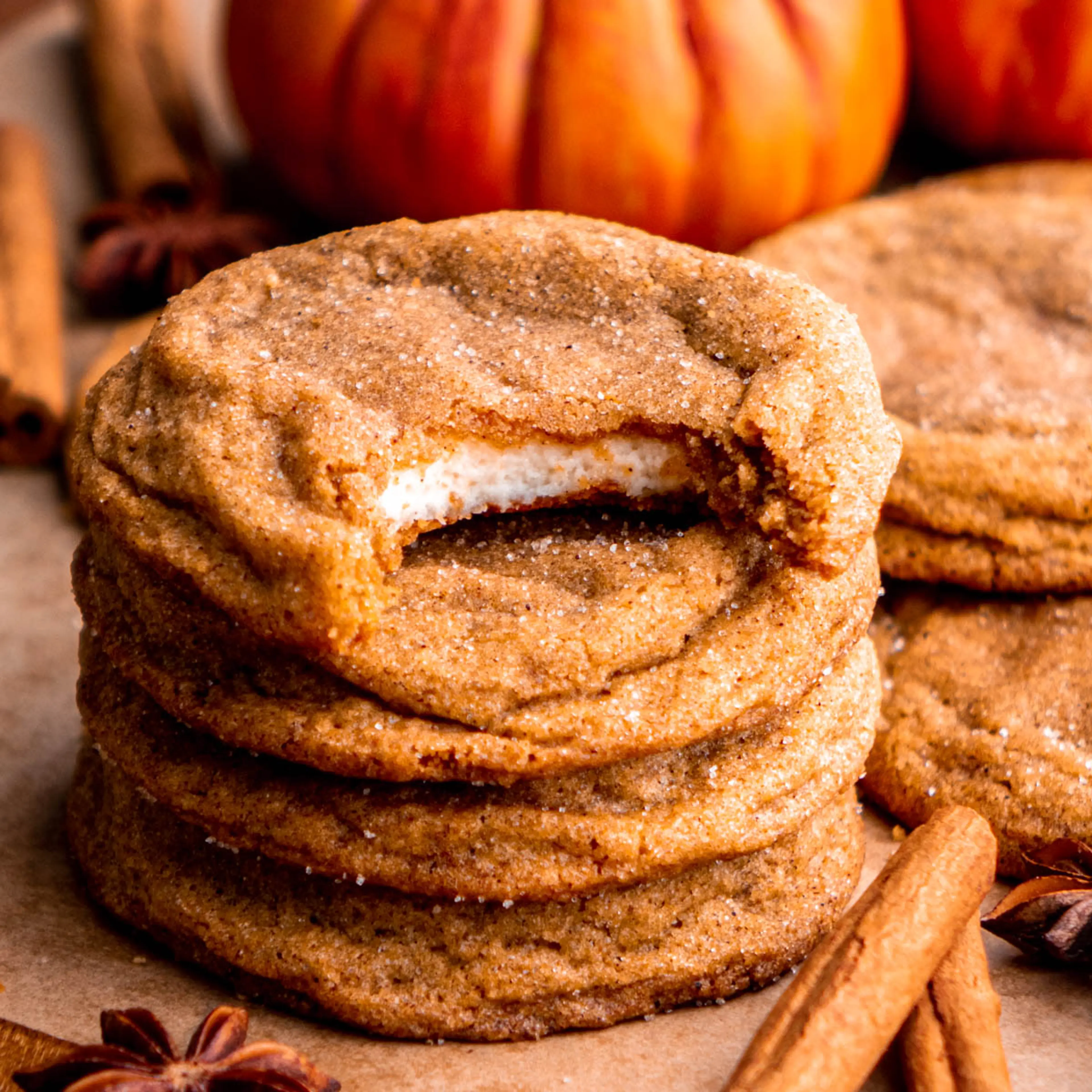 Pumpkin Cheesecake Cookies