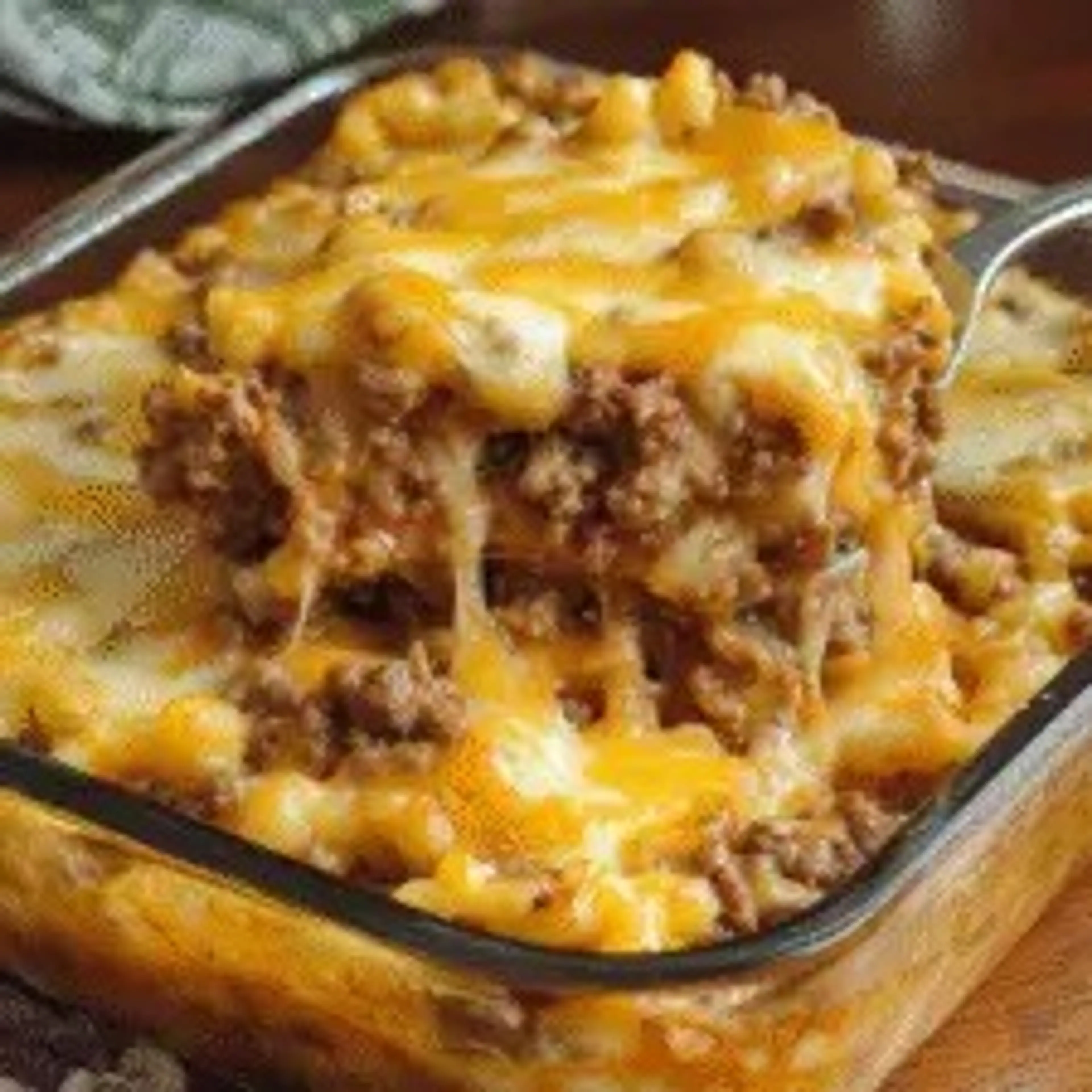 Cheesy Hamburger Casserole | Umami