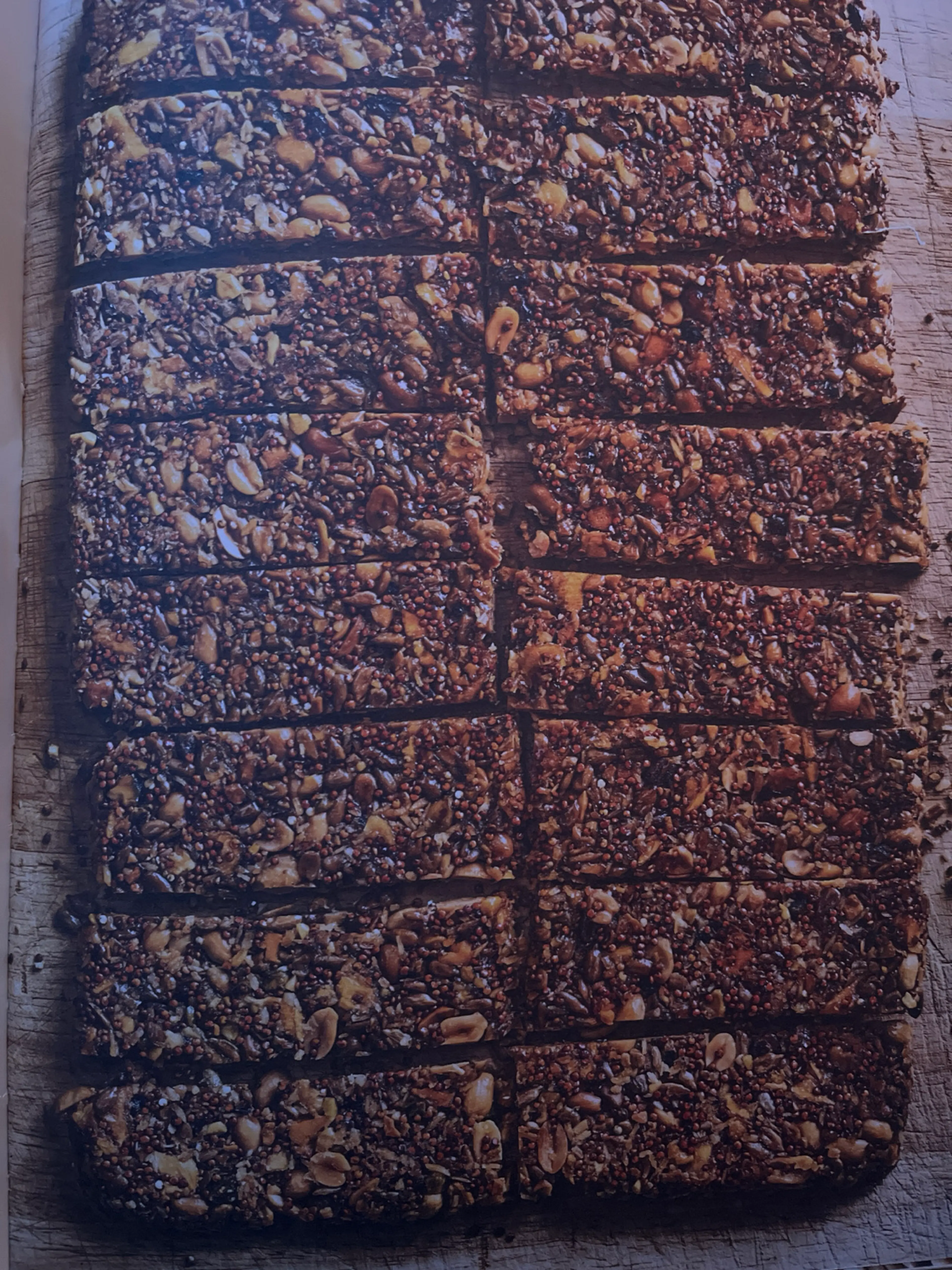 Snack Bars with Quinoa, Mango, Nuts, and Coconut