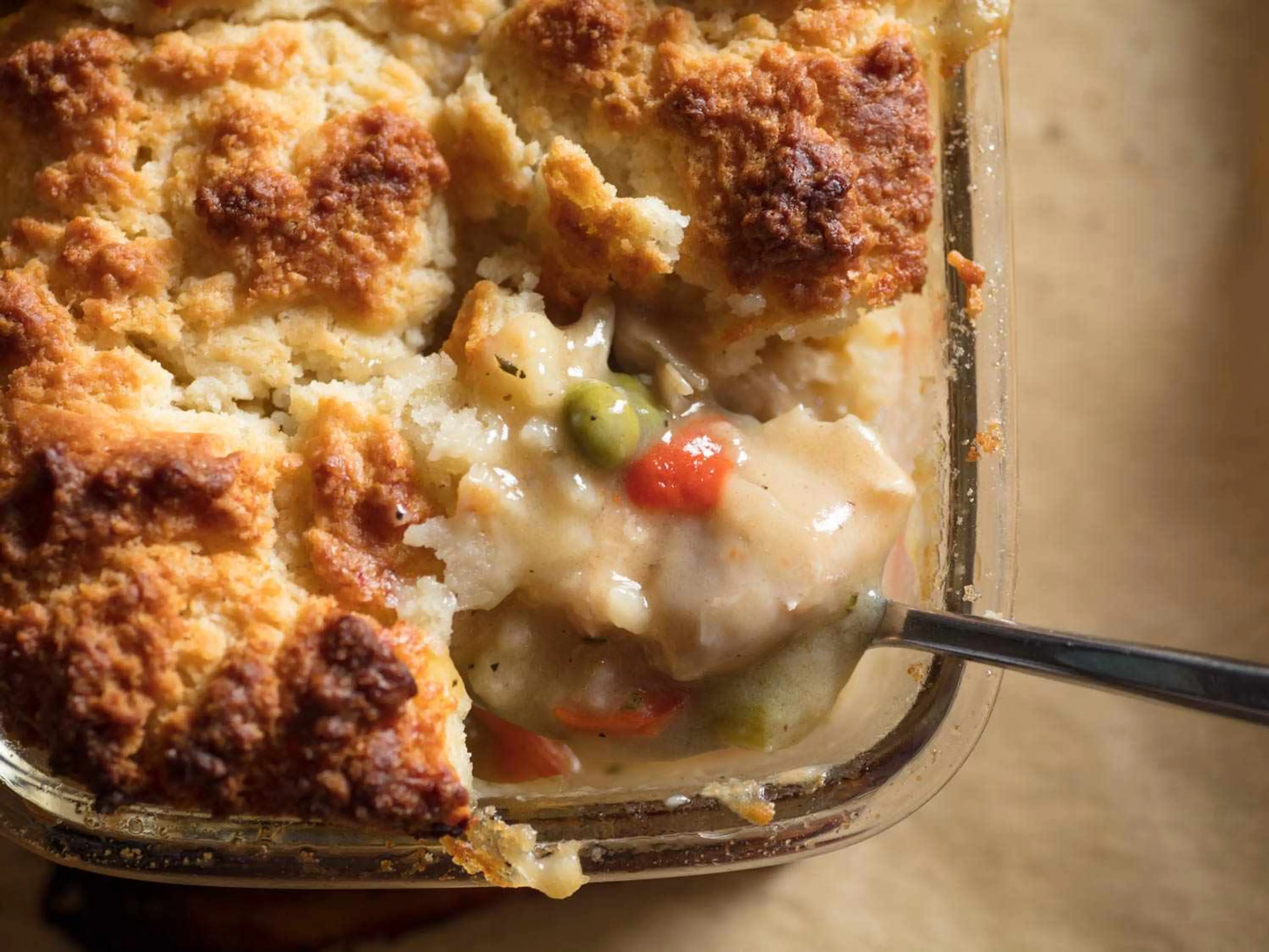 Chicken Pot Pie With Buttermilk Biscuit Topping