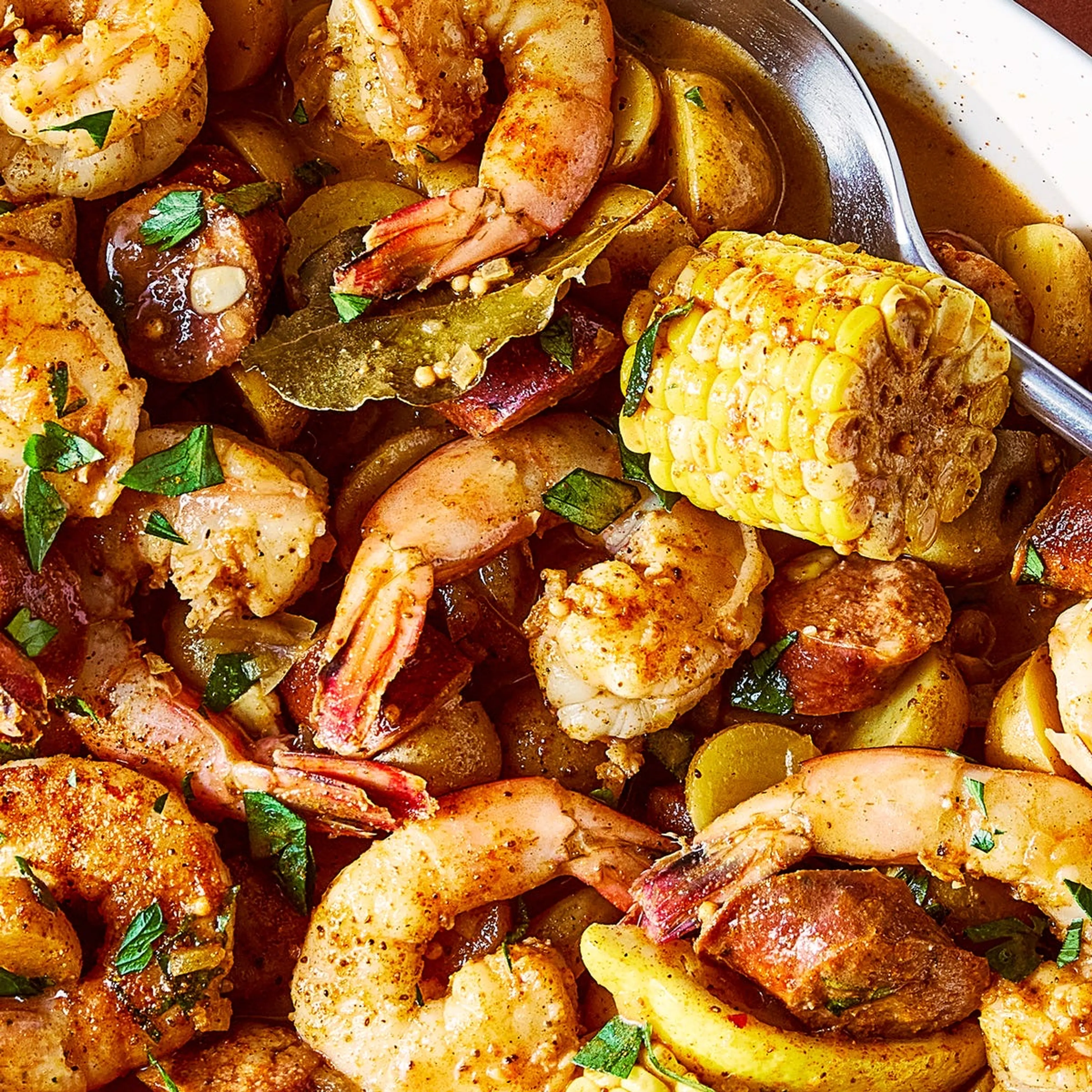 Slow Cooker Shrimp Boil