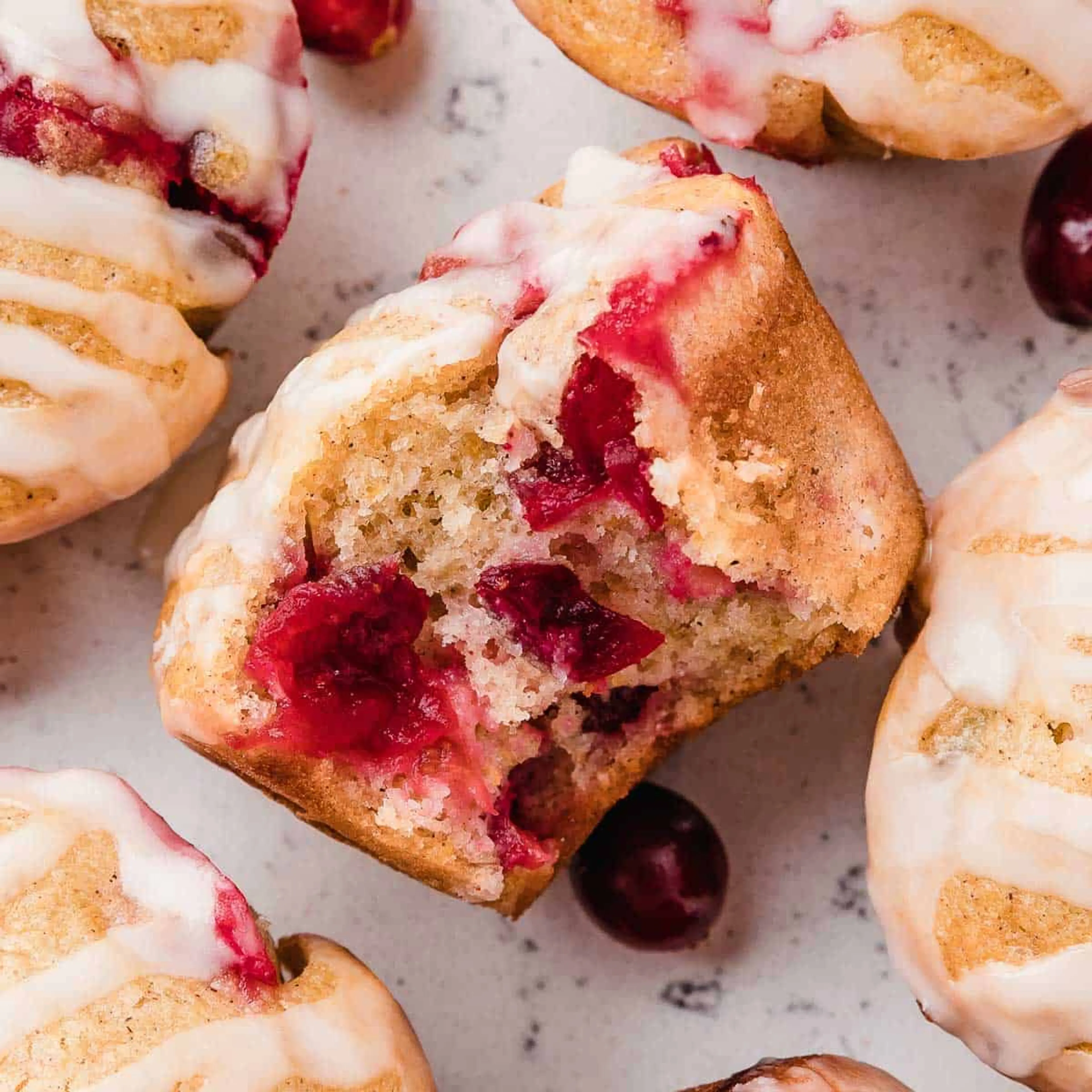 Sourdough Cranberry Orange Muffins