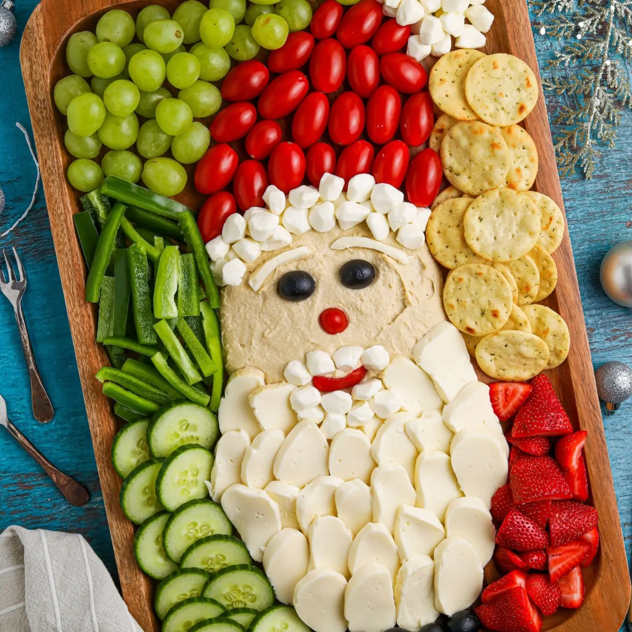 Santa Snack Board