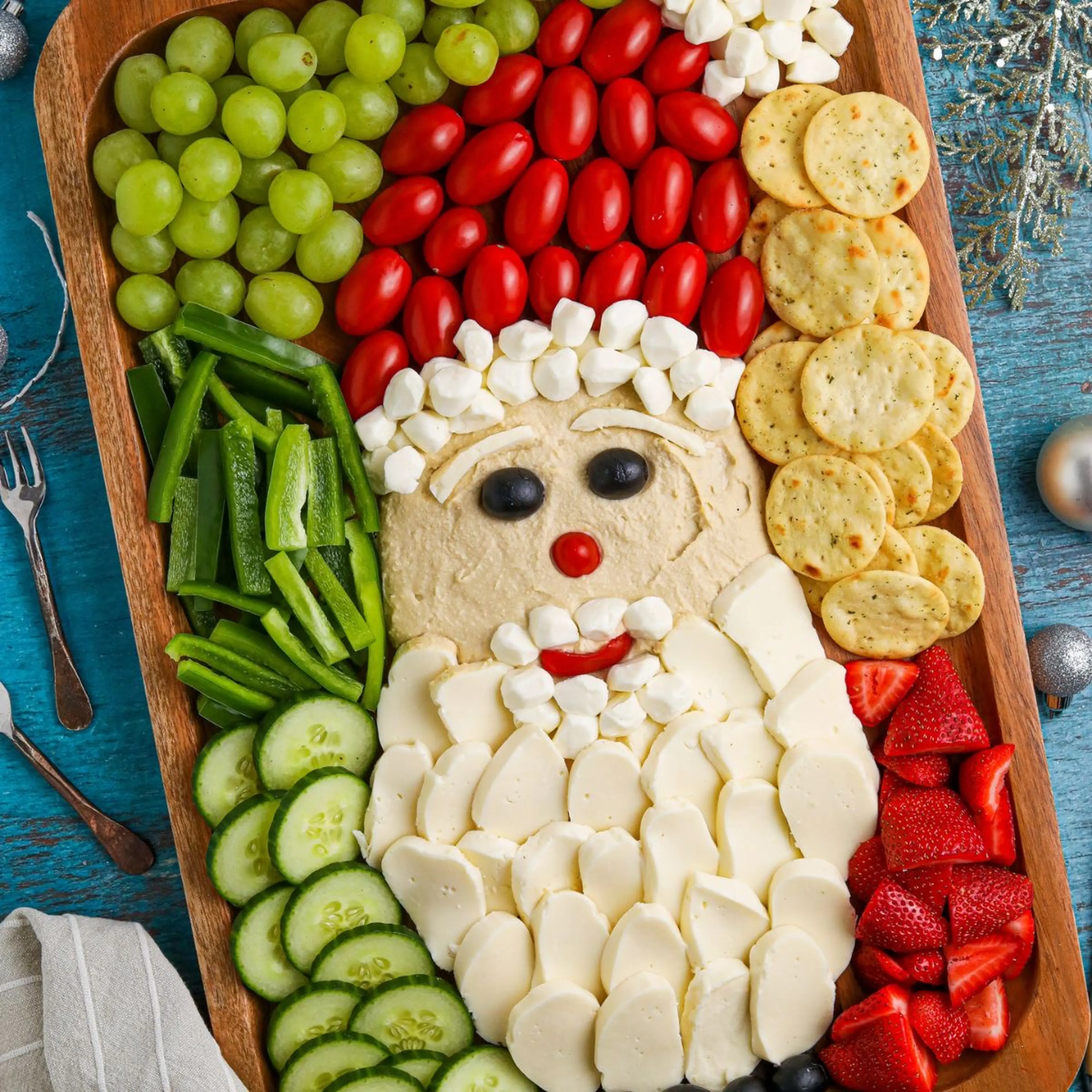 Santa Snack Board