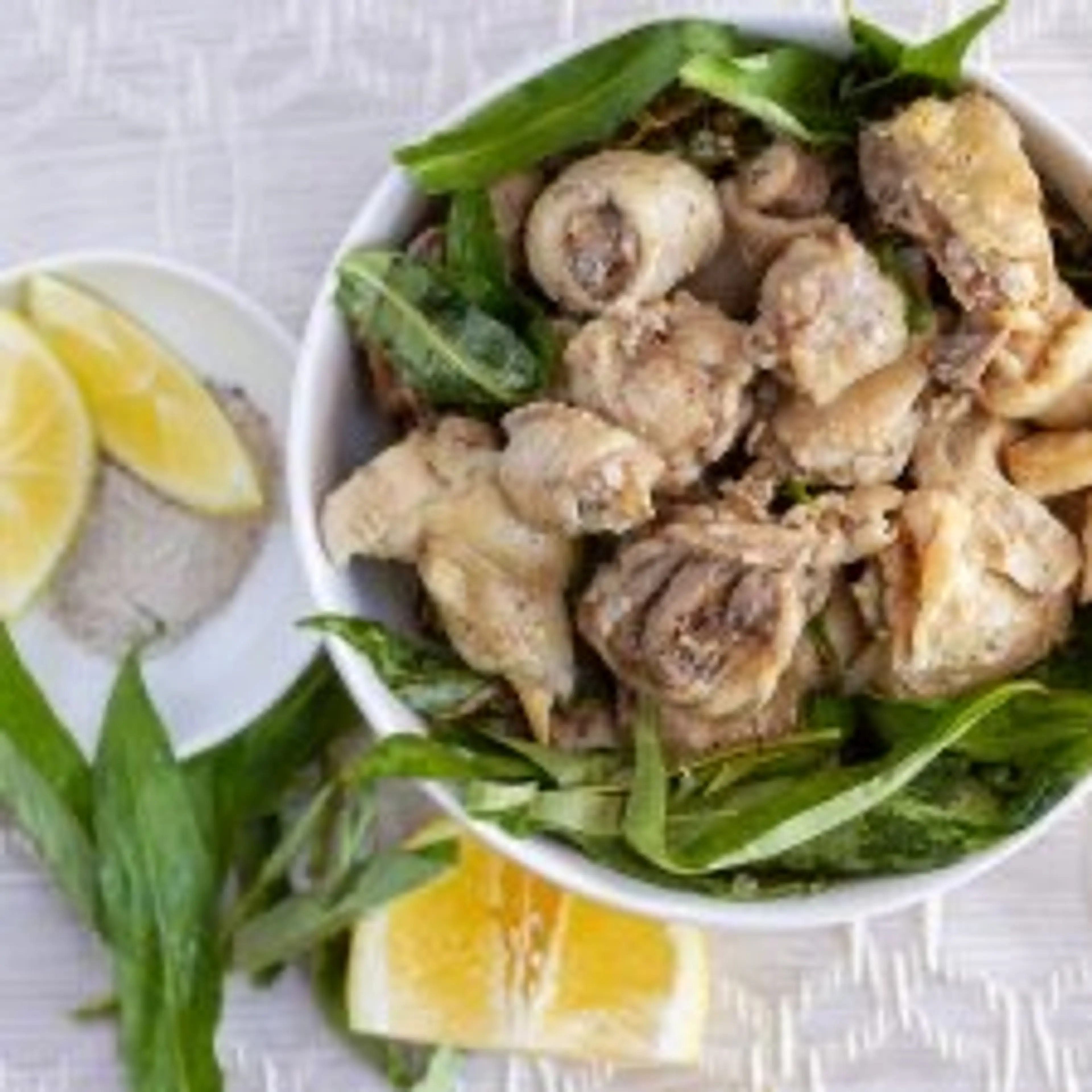 Steamed Chicken with Vietnamese Coriander (Ga Hap Rau Ram)