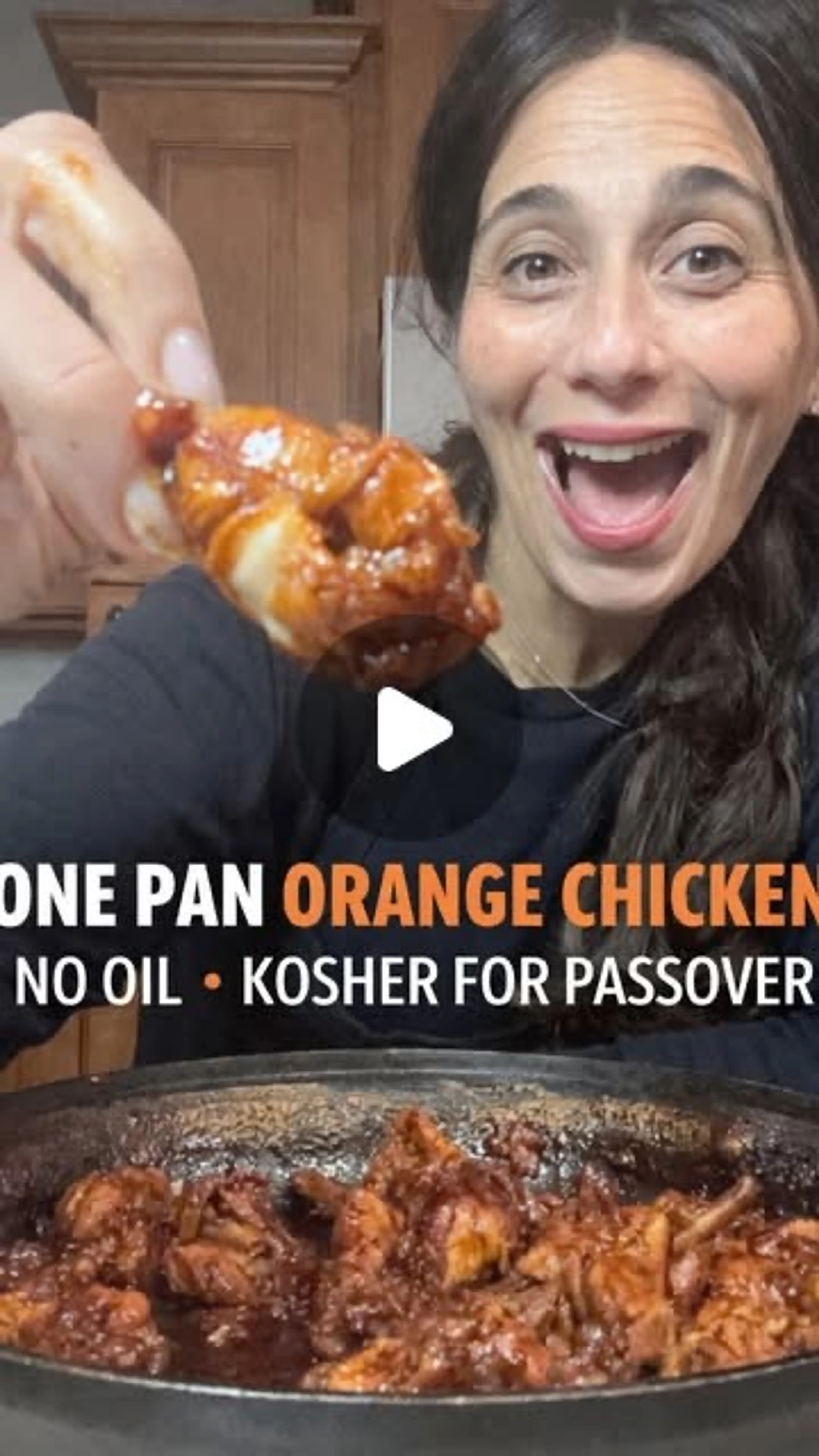 One-pan Orange Chicken for Passover