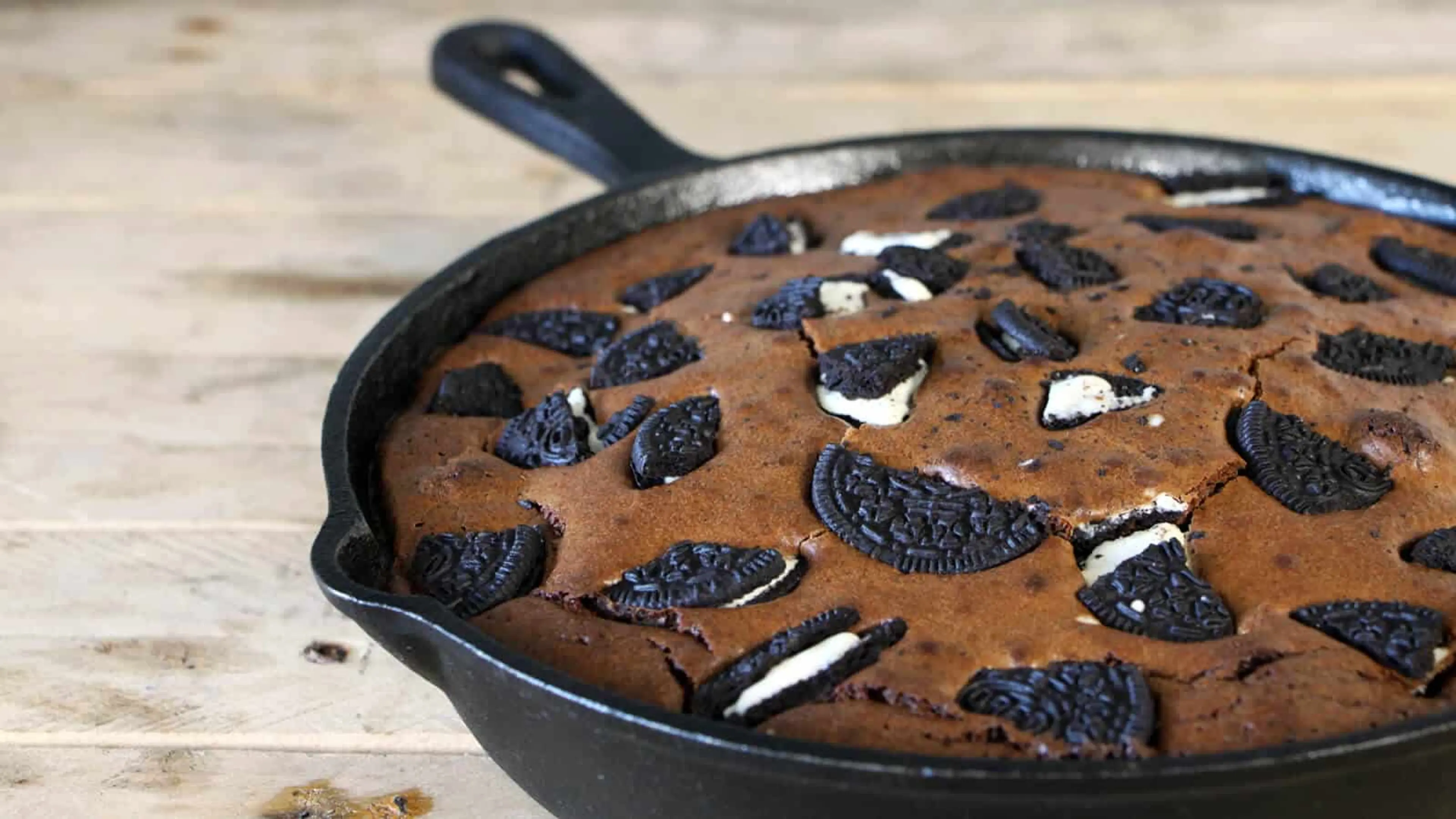 Oreo Brownie Skillet