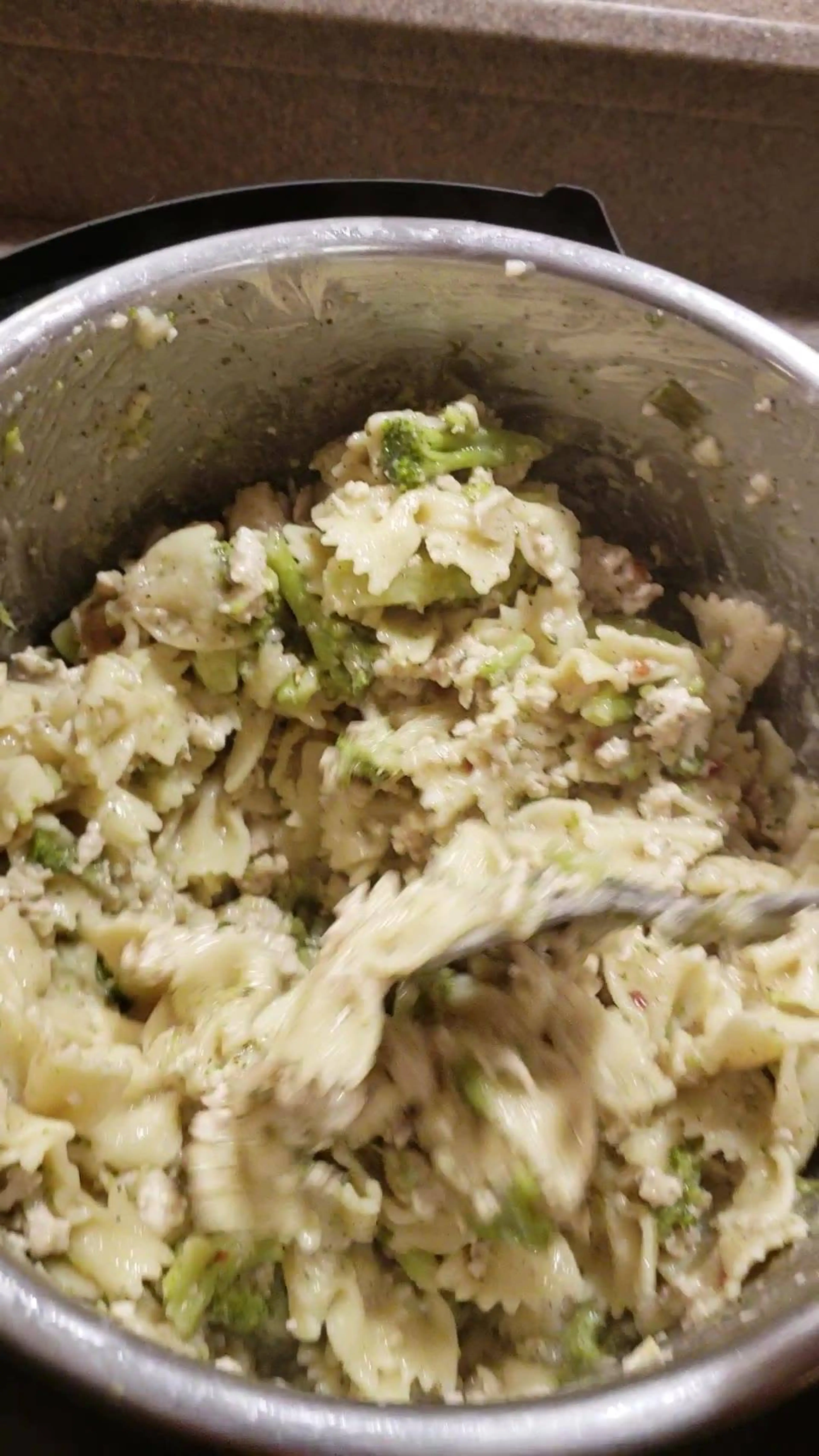 Ground Turkey Broccoli Pasta Instapot